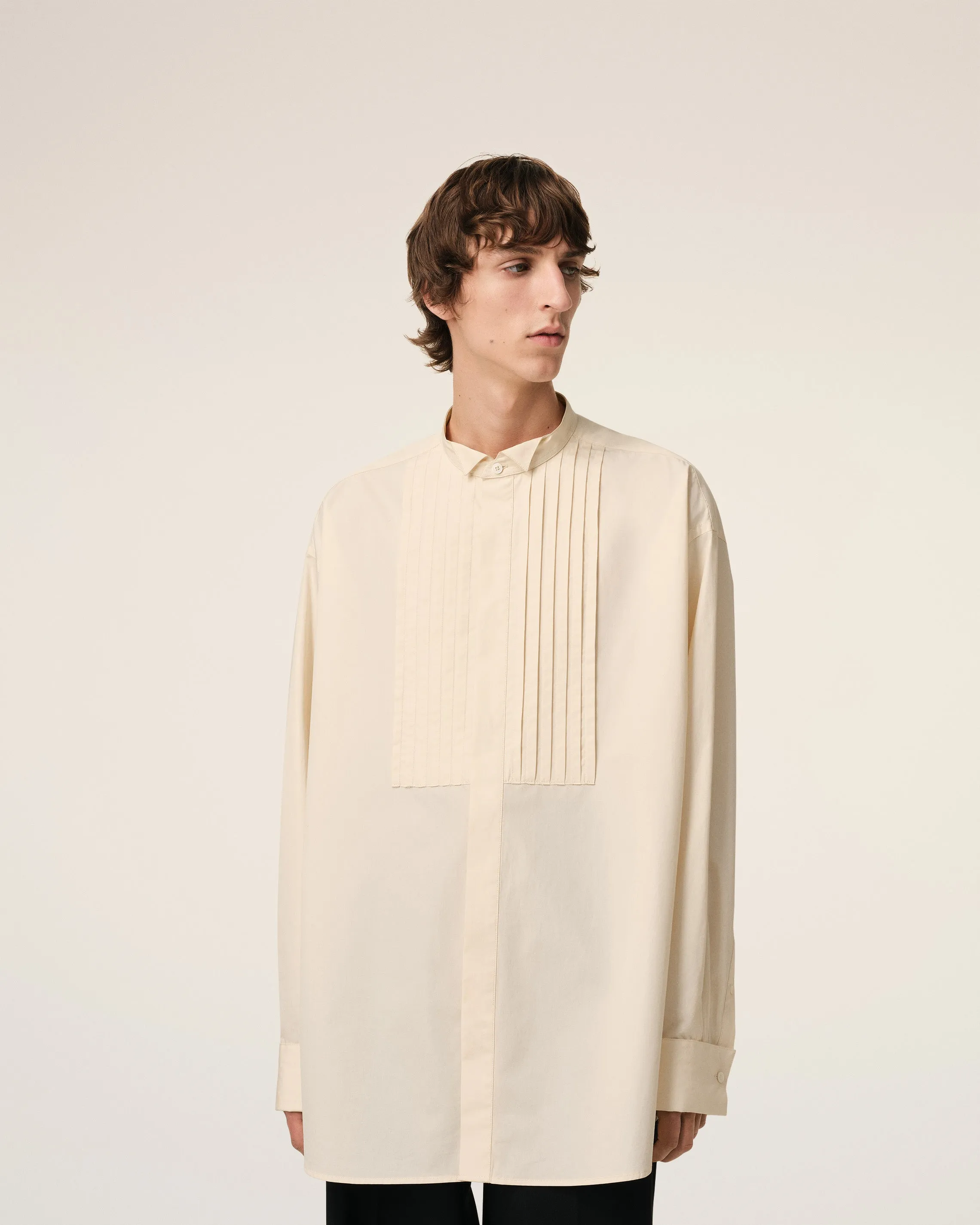 Chemise Beige Oversize En Coton sold by Ami product image thumbnail 3