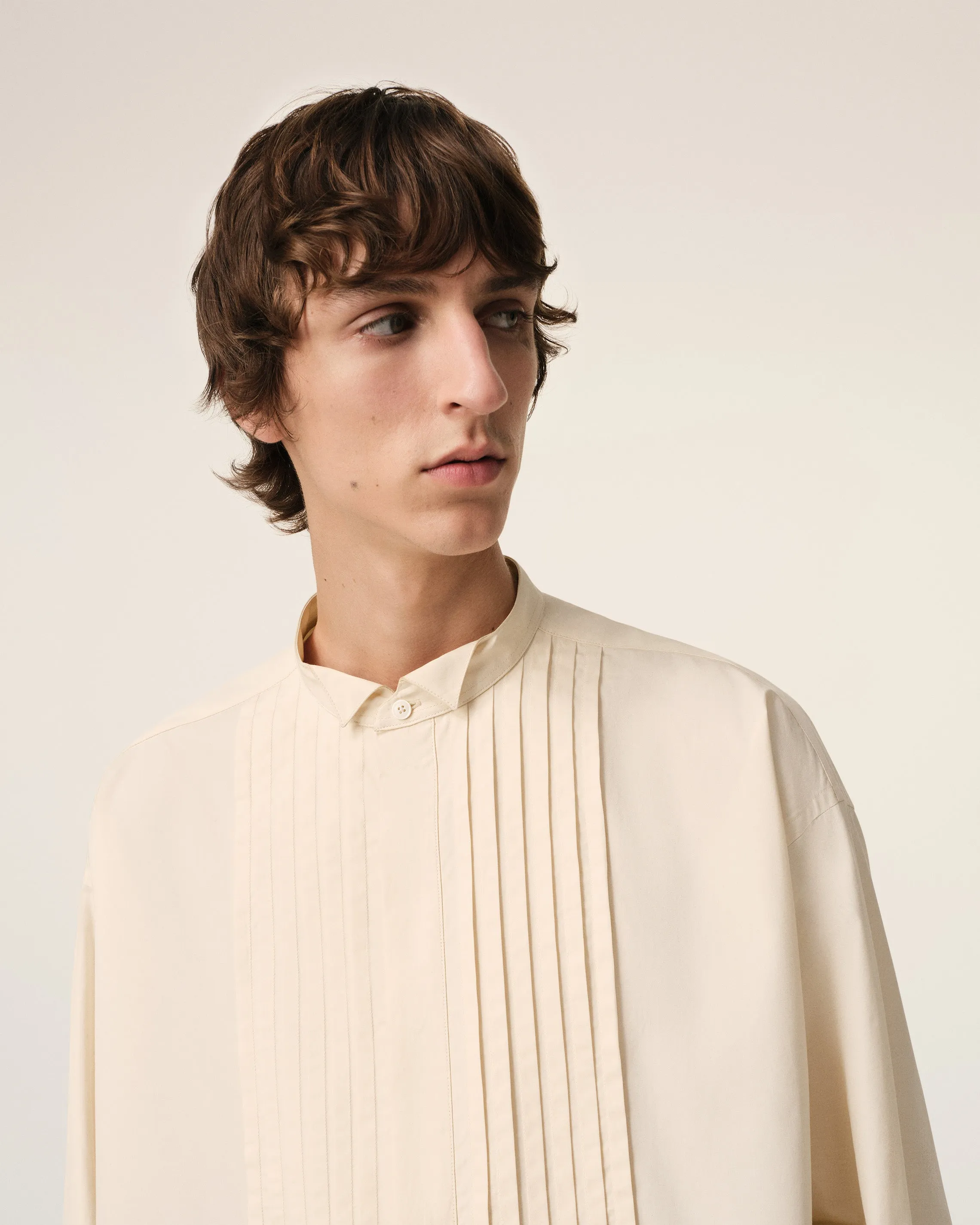 Chemise Beige Oversize En Coton sold by Ami product image thumbnail 4