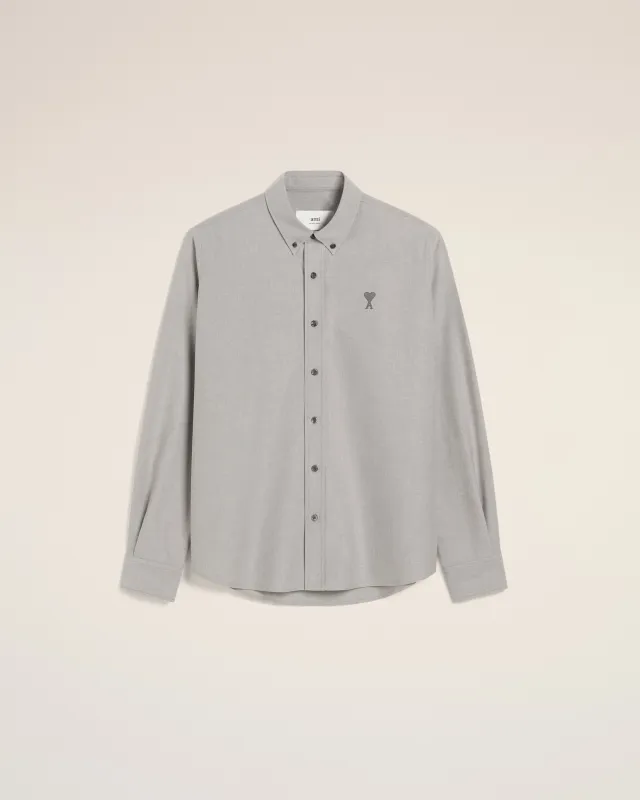 Chemise Grise Col Boutonné Ami de Coeur En Coton sold by Ami