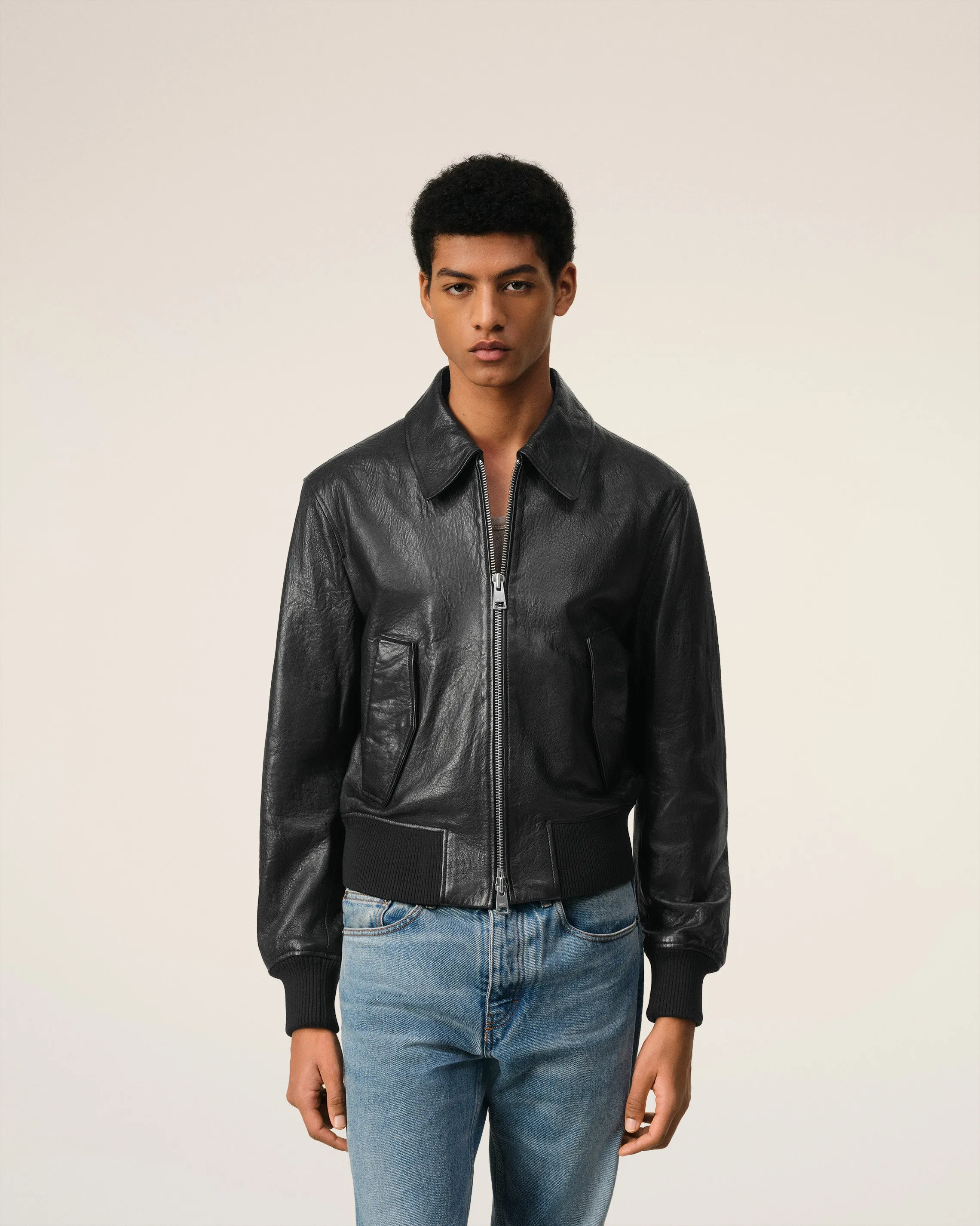 Veste Zippée En Cuir sold by Ami product image thumbnail 3