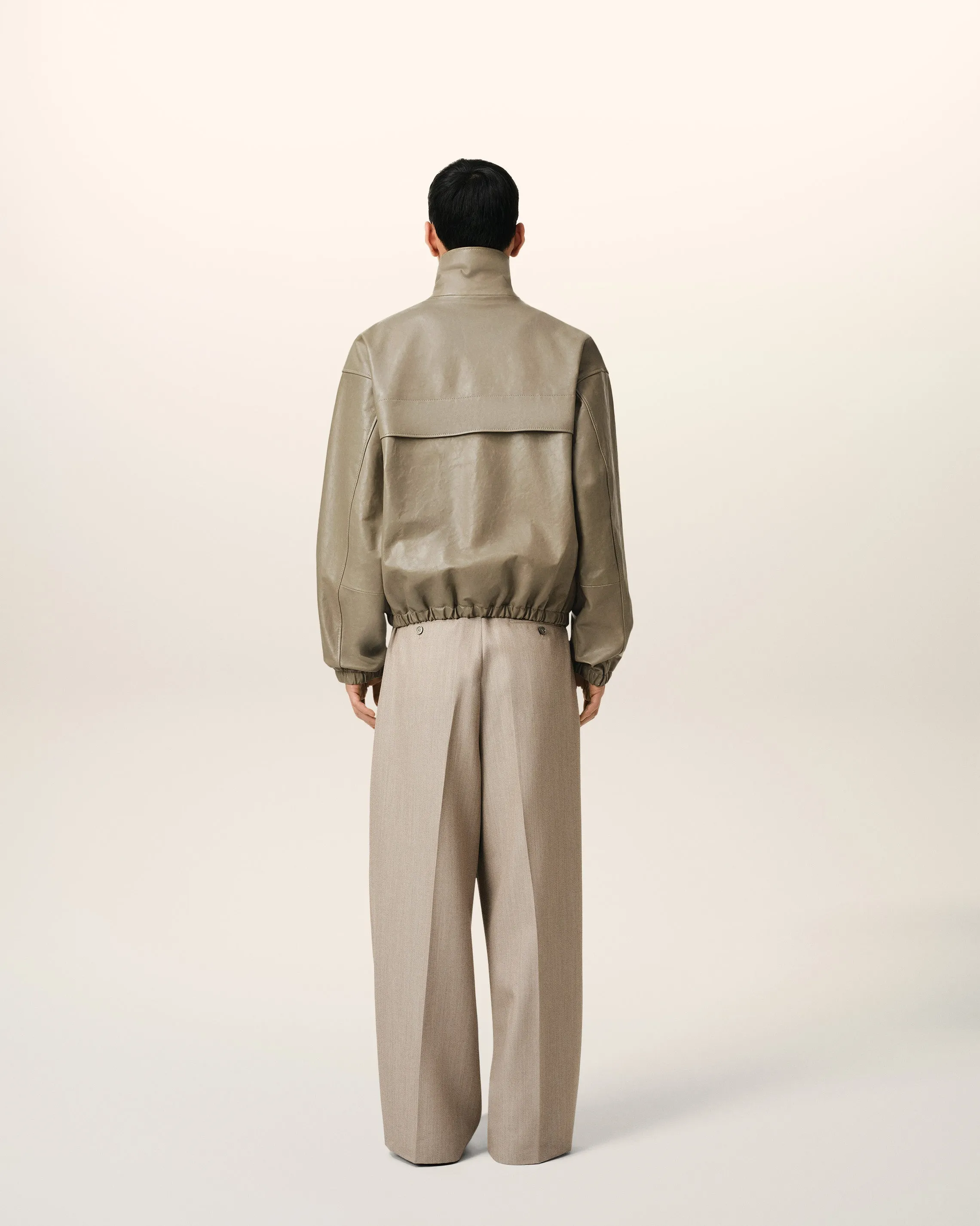 Veste Verte Zippée En Cuir sold by Ami product image thumbnail 5