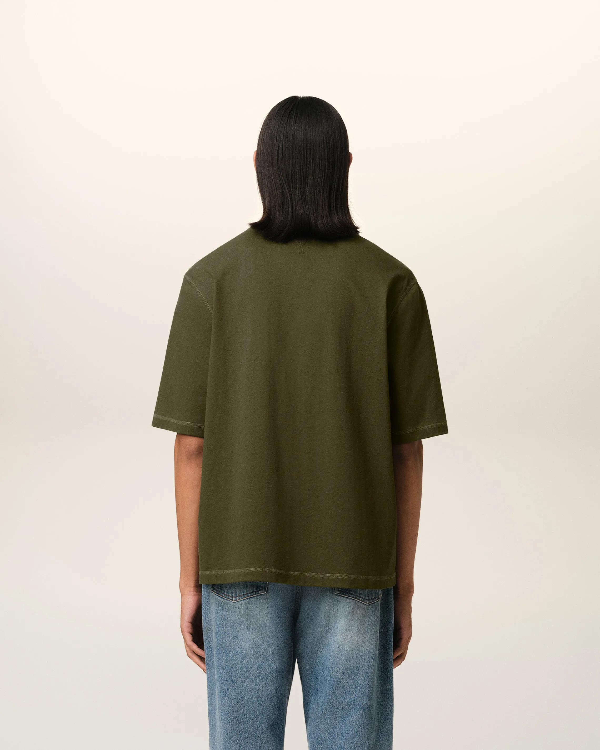 T-Shirt Vert En Coton sold by Ami product image thumbnail 5