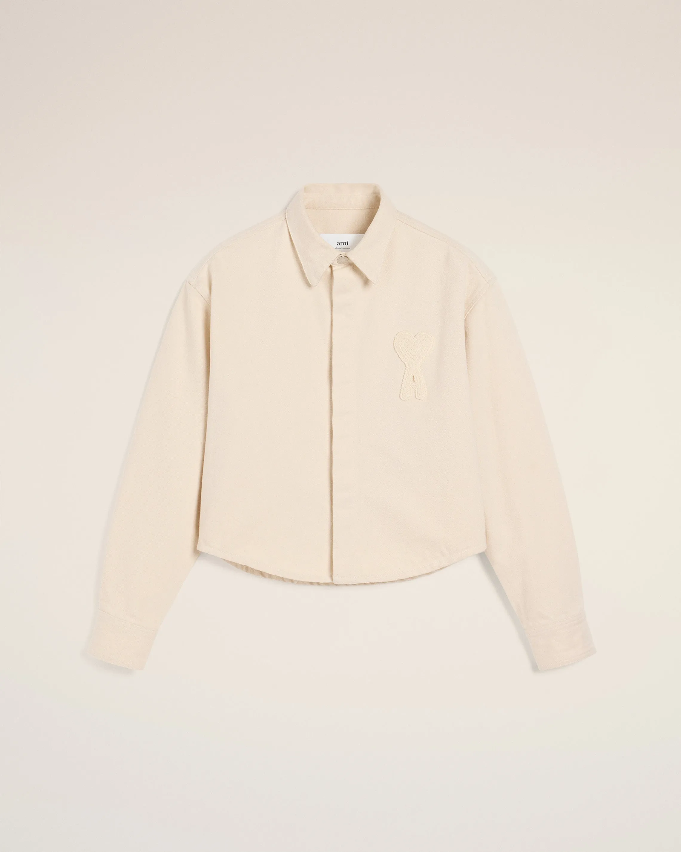 Chemise Beige Cropped Ami de Coeur En Coton sold by Ami