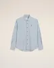 Chemise Bleue Col Boutonné Ami de Coeur En Coton sold by Ami