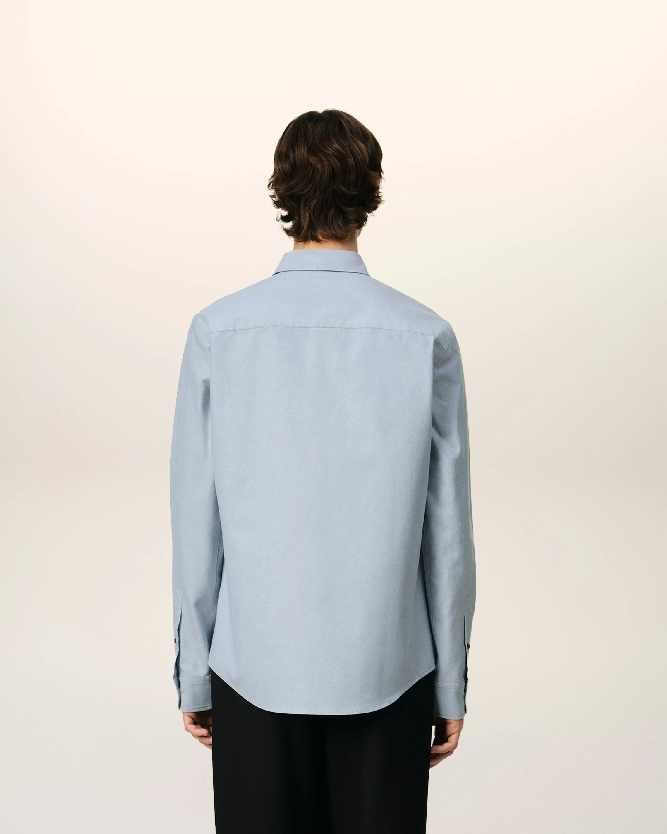 Chemise Bleue Col Boutonné Ami de Coeur En Coton sold by Ami product image thumbnail 5