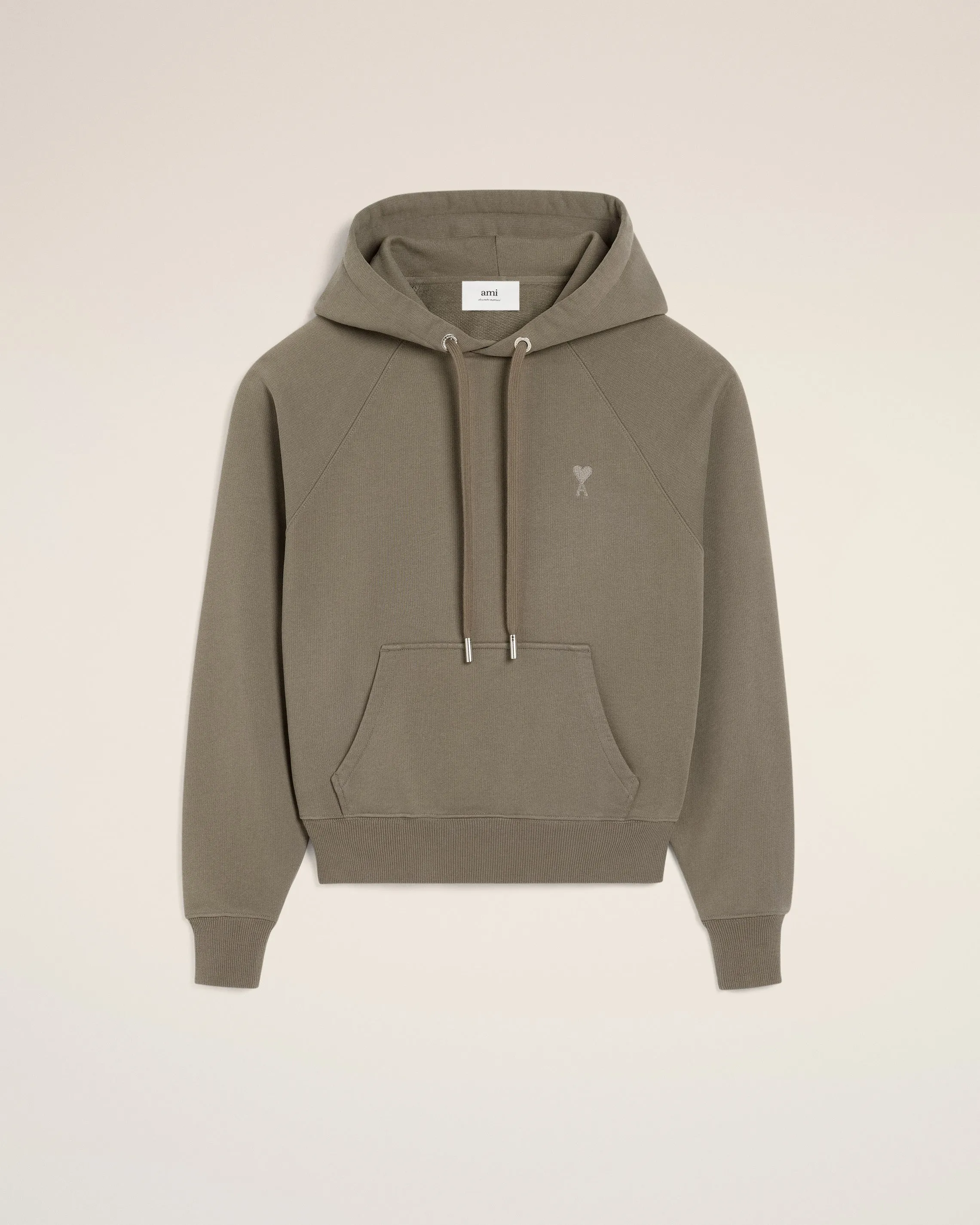 Hoodie Taupe Ami de Coeur Ton Sur Ton En Coton sold by Ami