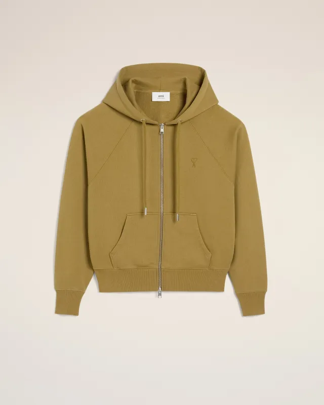 Hoodie Moutarde Ami de Coeur Ton Sur Ton En Coton sold by Ami