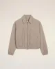 Blouson Beige Zippé En Toile Technique sold by Ami