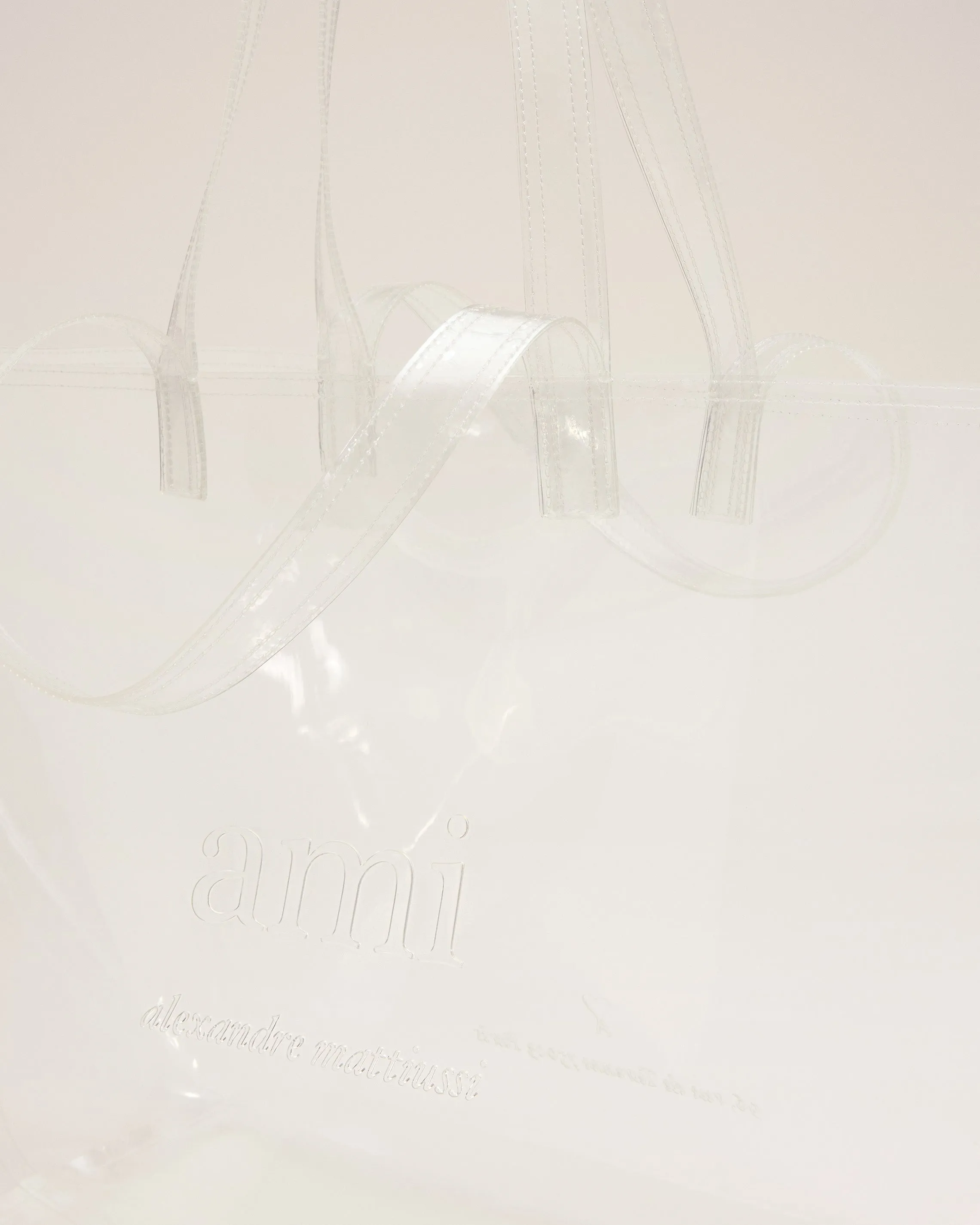 Cabas Midi Transparent En Edition Limitée unisexe sold by Ami product image thumbnail 4