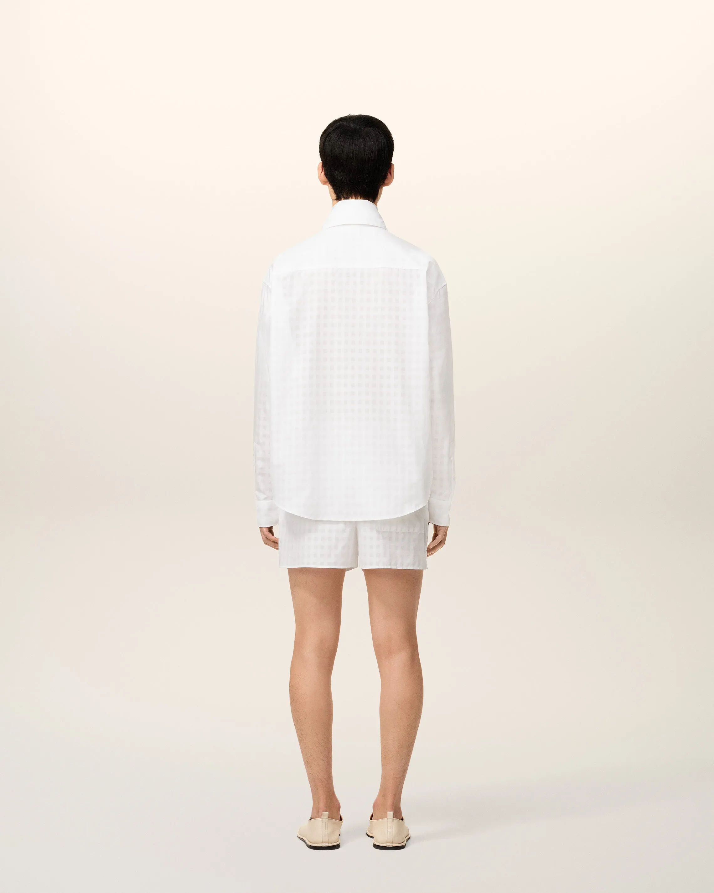 Chemise Blanche Col Foulard En Coton sold by Ami product image thumbnail 5