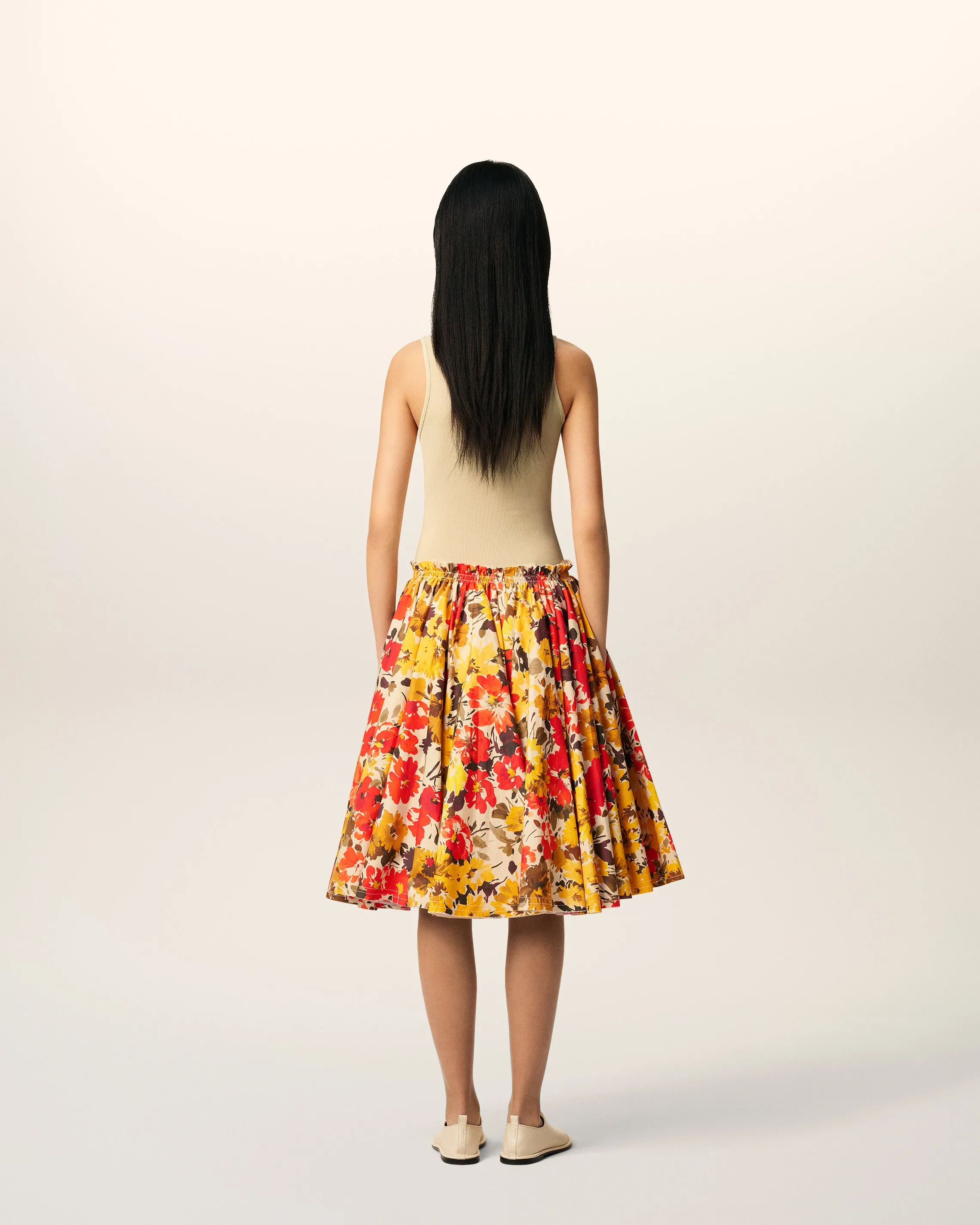 Débardeur Beige En Jersey Côtelé Léger sold by Ami product image thumbnail 5