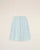 Jupe Corolle Bleue Midi En Taffetas sold by Ami