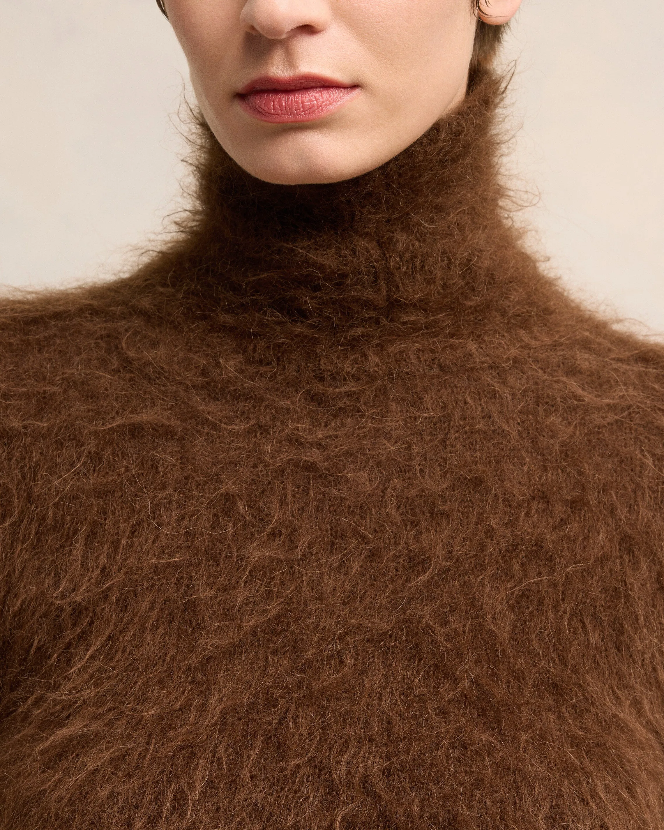 Pull En Alpaga Mohair Brossé sold by Ami product image thumbnail 4