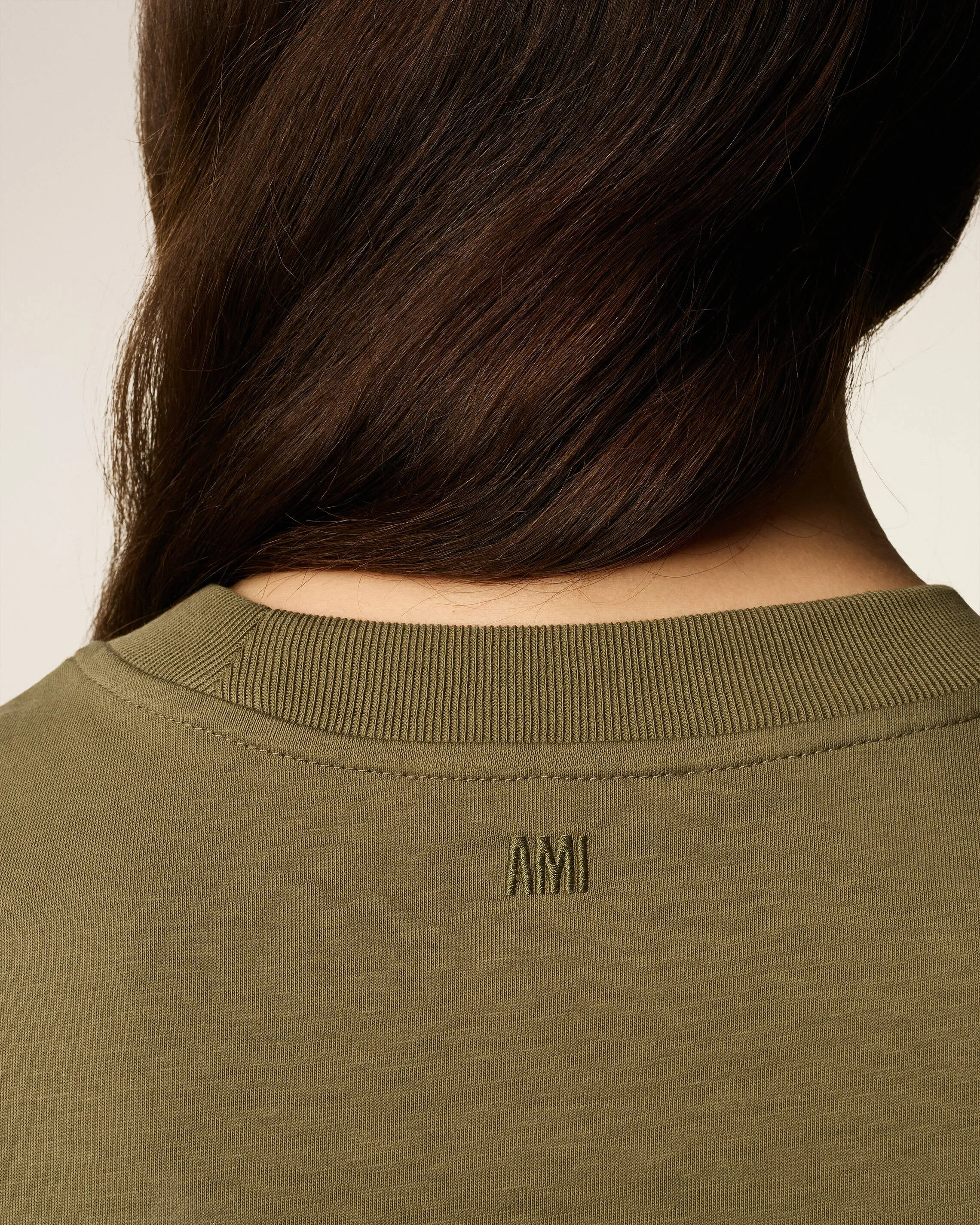 T-shirt Vert Ami De Coeur Croppé En Coton sold by Ami product image thumbnail 4