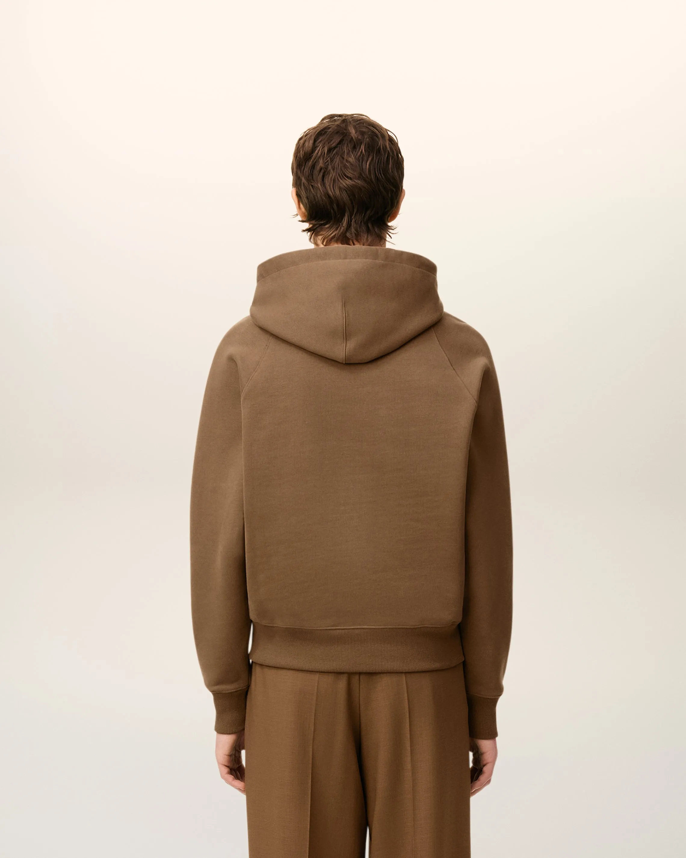 Hoodie Marron Ami De Coeur En Coton sold by Ami product image thumbnail 5