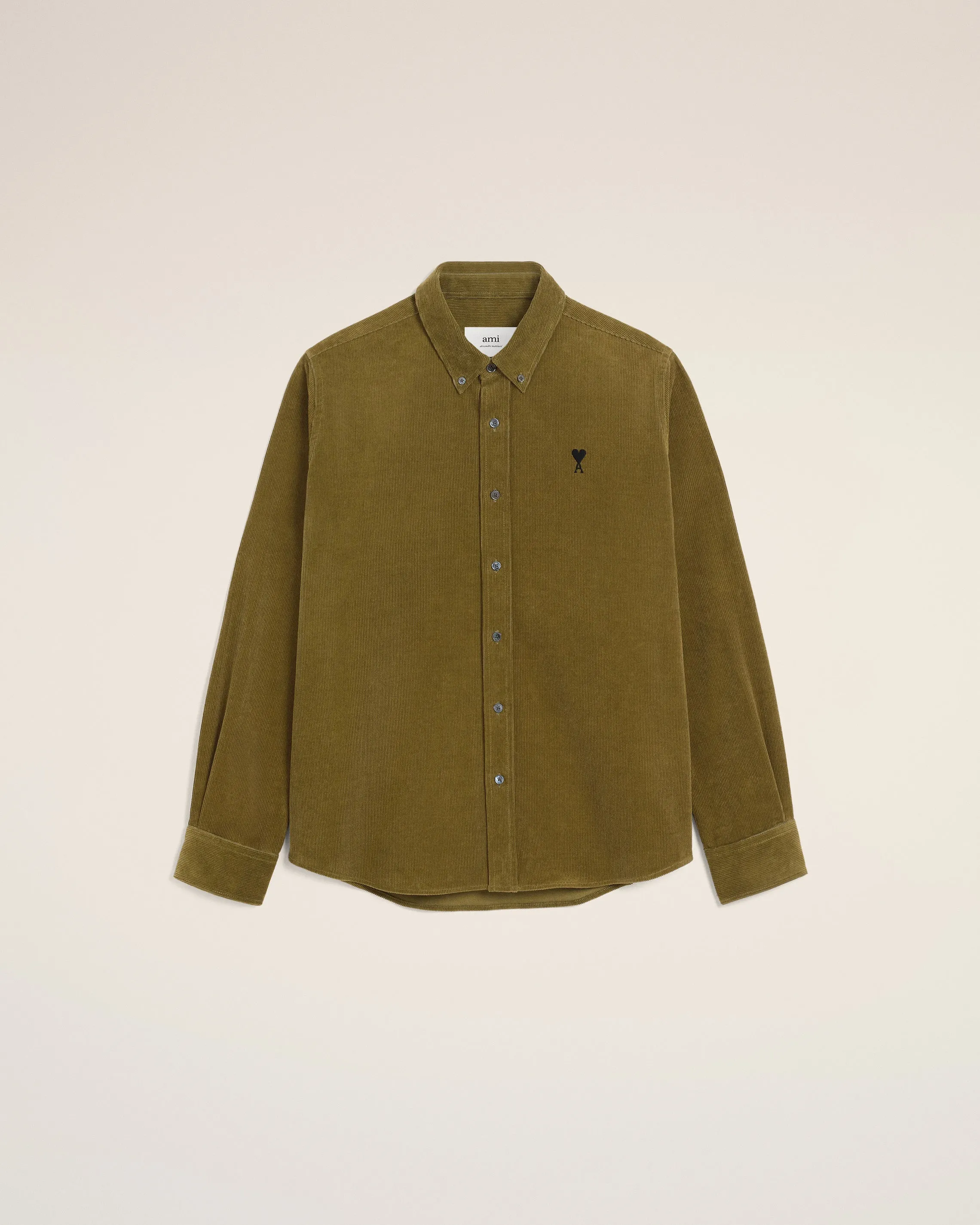 Chemise Verte Col Boutonné Ami De Coeur En Coton sold by Ami