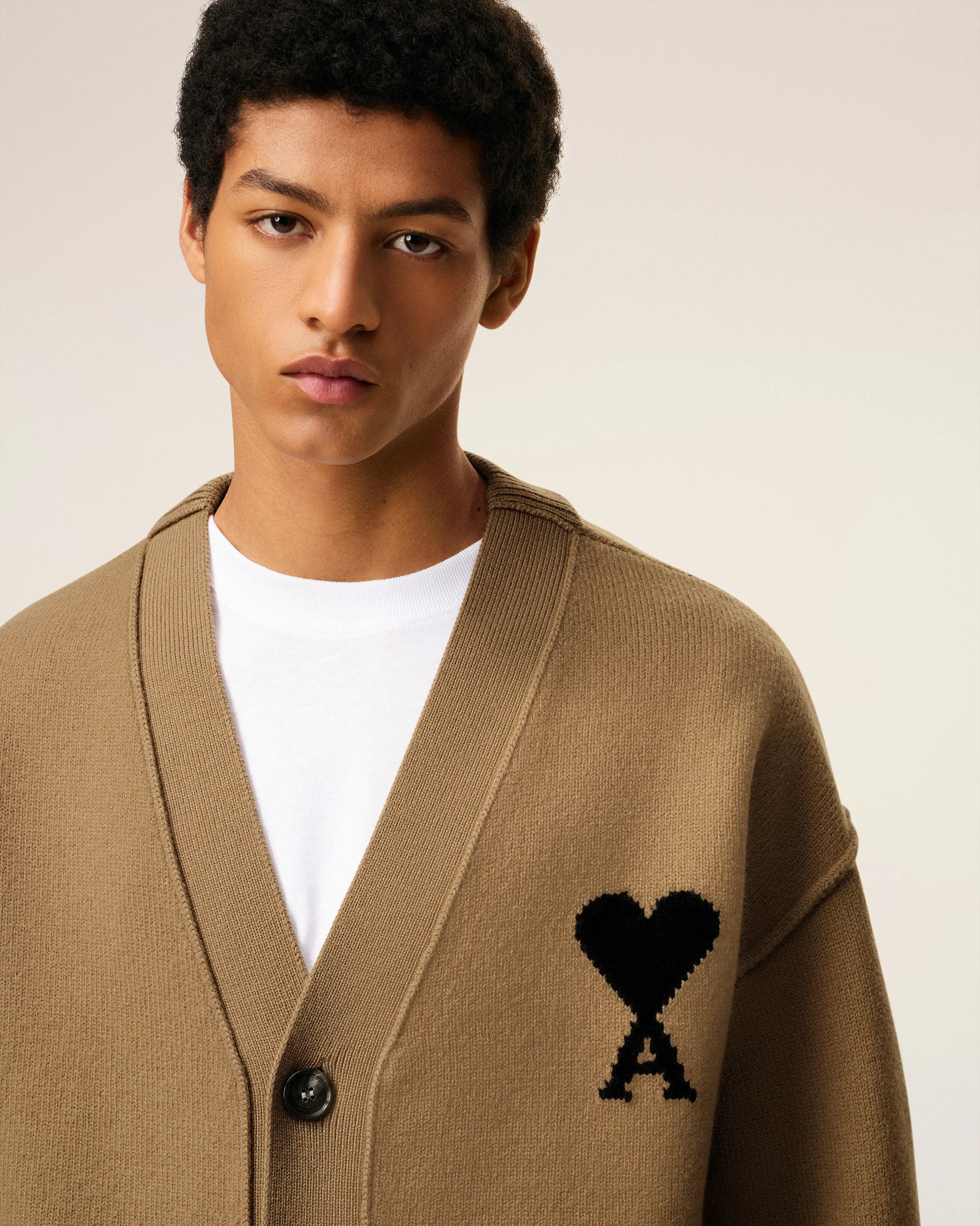 Cardigan Marron Ami De Coeur En Laine sold by Ami product image thumbnail 4