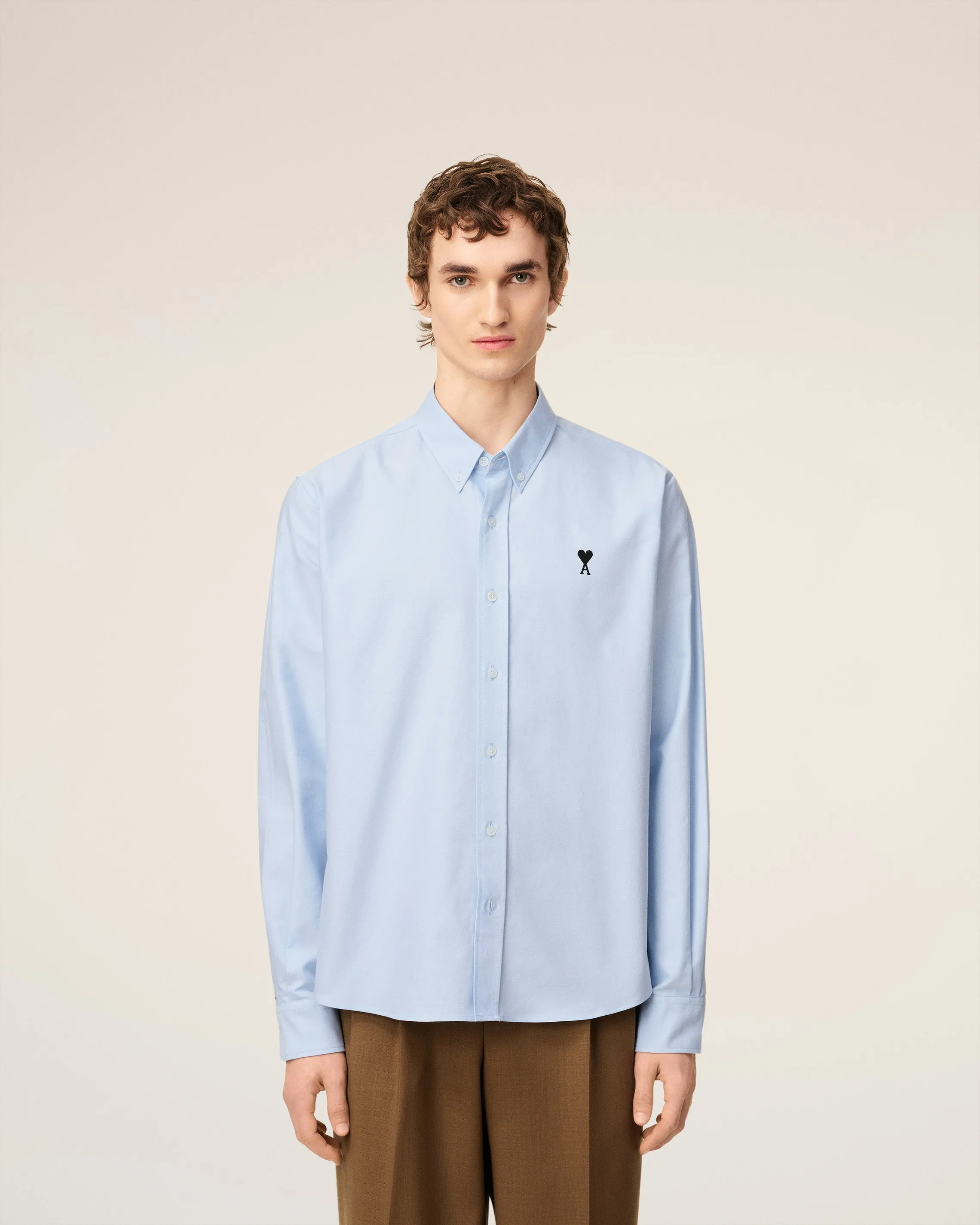 Chemise Oxford Bleu Ami De Coeur en Coton sold by Ami product image thumbnail 3