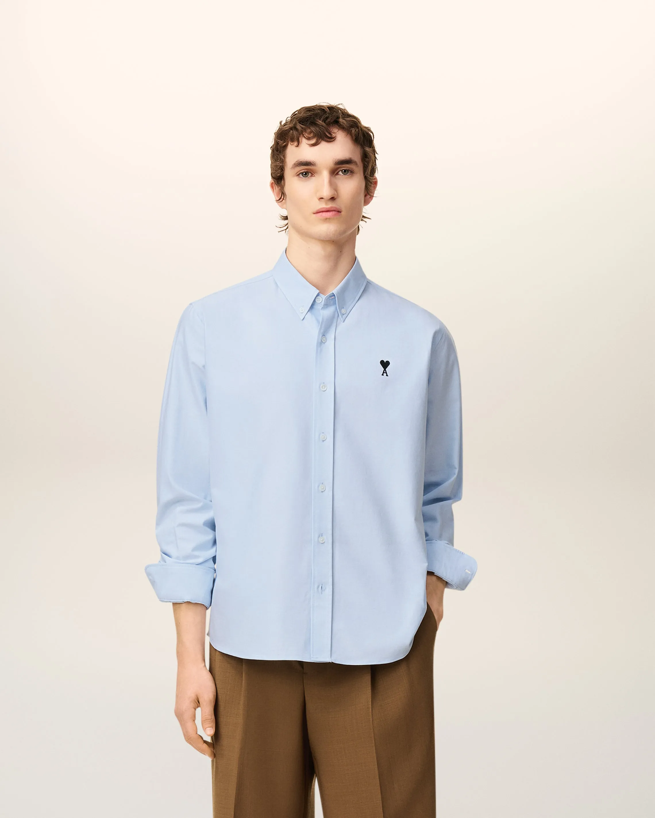 Chemise Oxford Bleu Ami De Coeur en Coton sold by Ami product image thumbnail 2