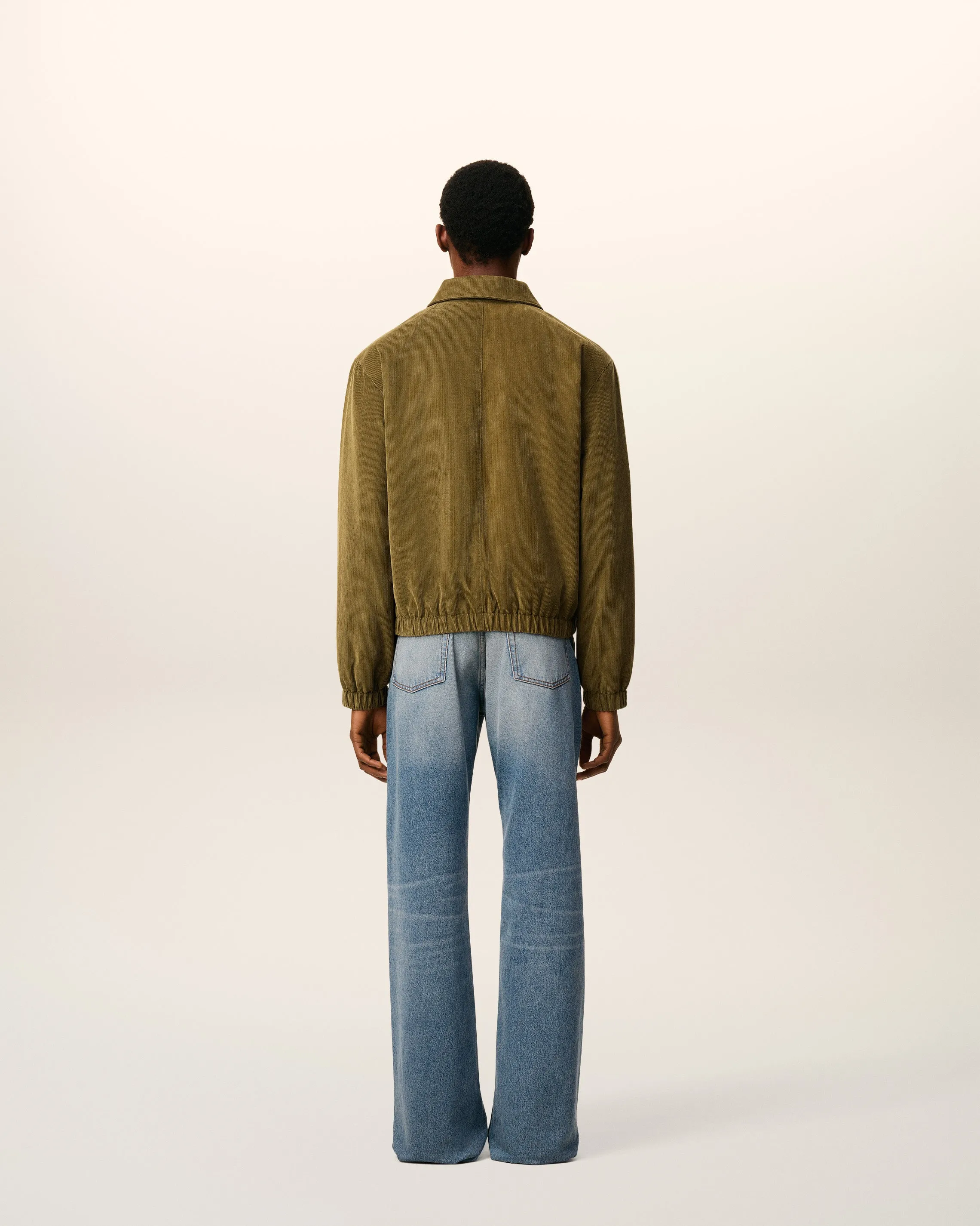 Blouson Vert Zippé Ami De Coeur En Coton sold by Ami product image thumbnail 5