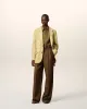 Veste Verte Ample Deux Boutons En Laine sold by Ami