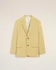 Veste Verte Ample Deux Boutons En Laine sold by Ami