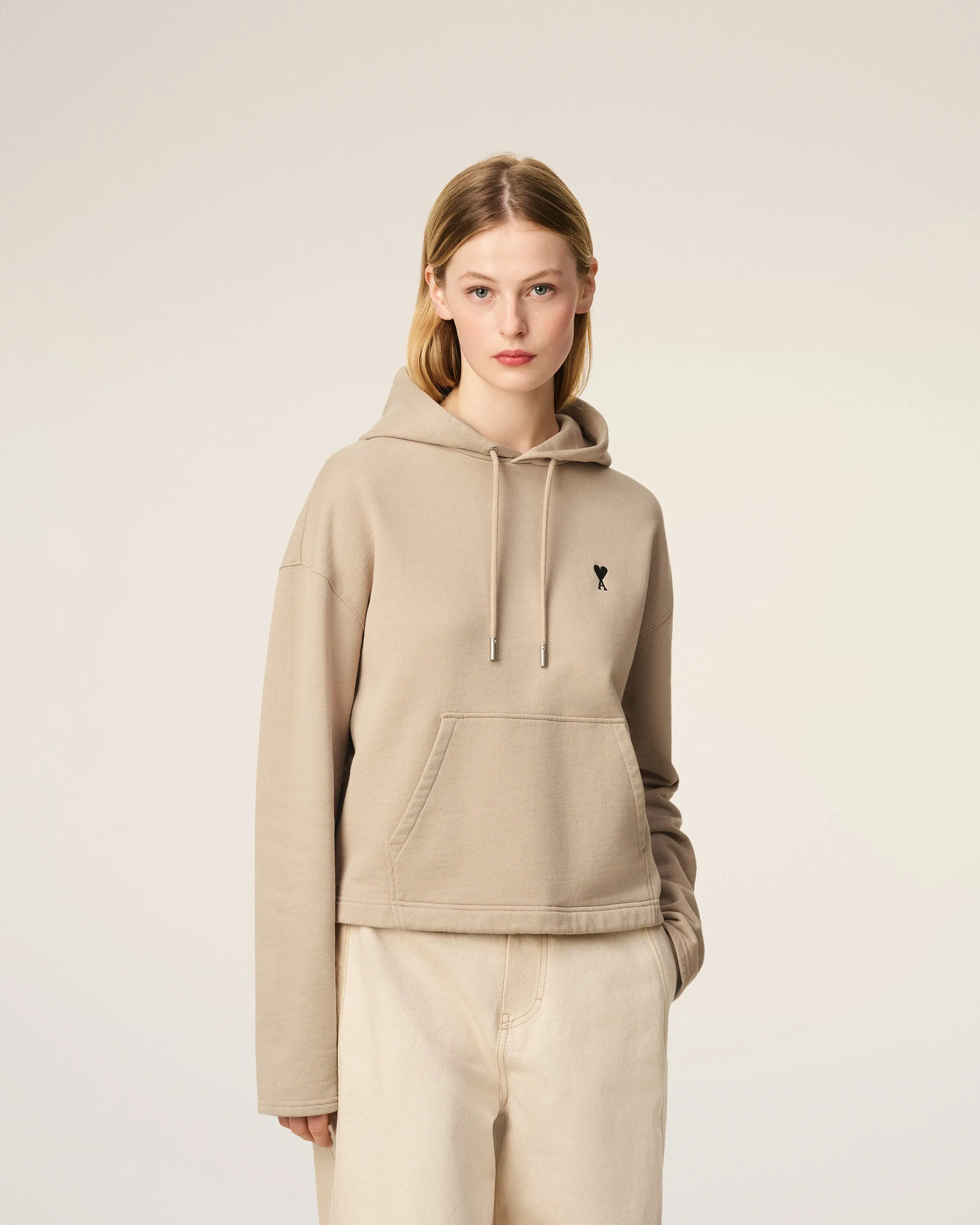 Hoodie Beige Ami De Coeur Contrasté En Coton sold by Ami product image thumbnail 3