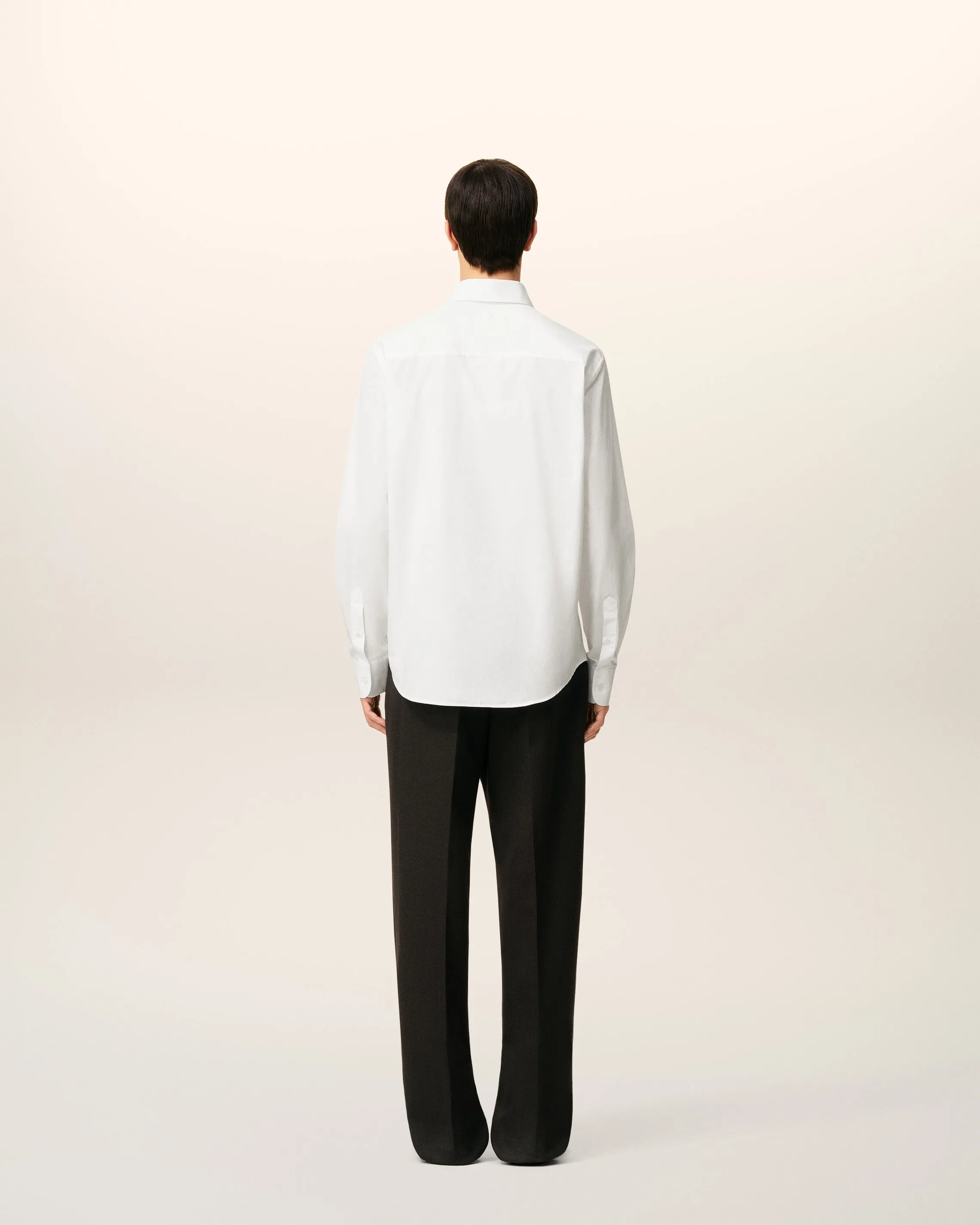 Chemise Tailor Blanche Ami De Coeur Brodé en Coton sold by Ami product image thumbnail 5