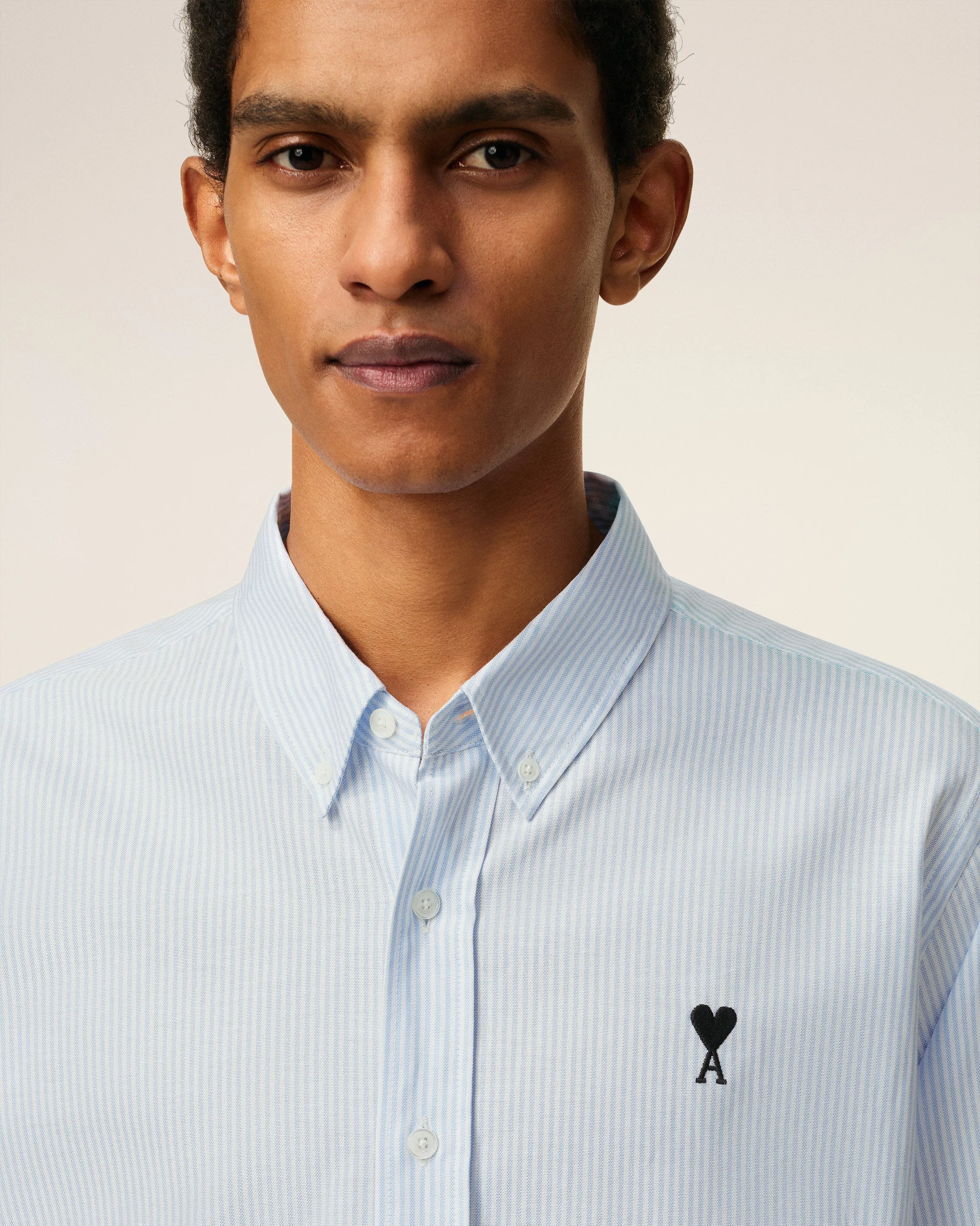 Chemise Oxford Bleu Ami De Coeur en Coton sold by Ami product image thumbnail 4