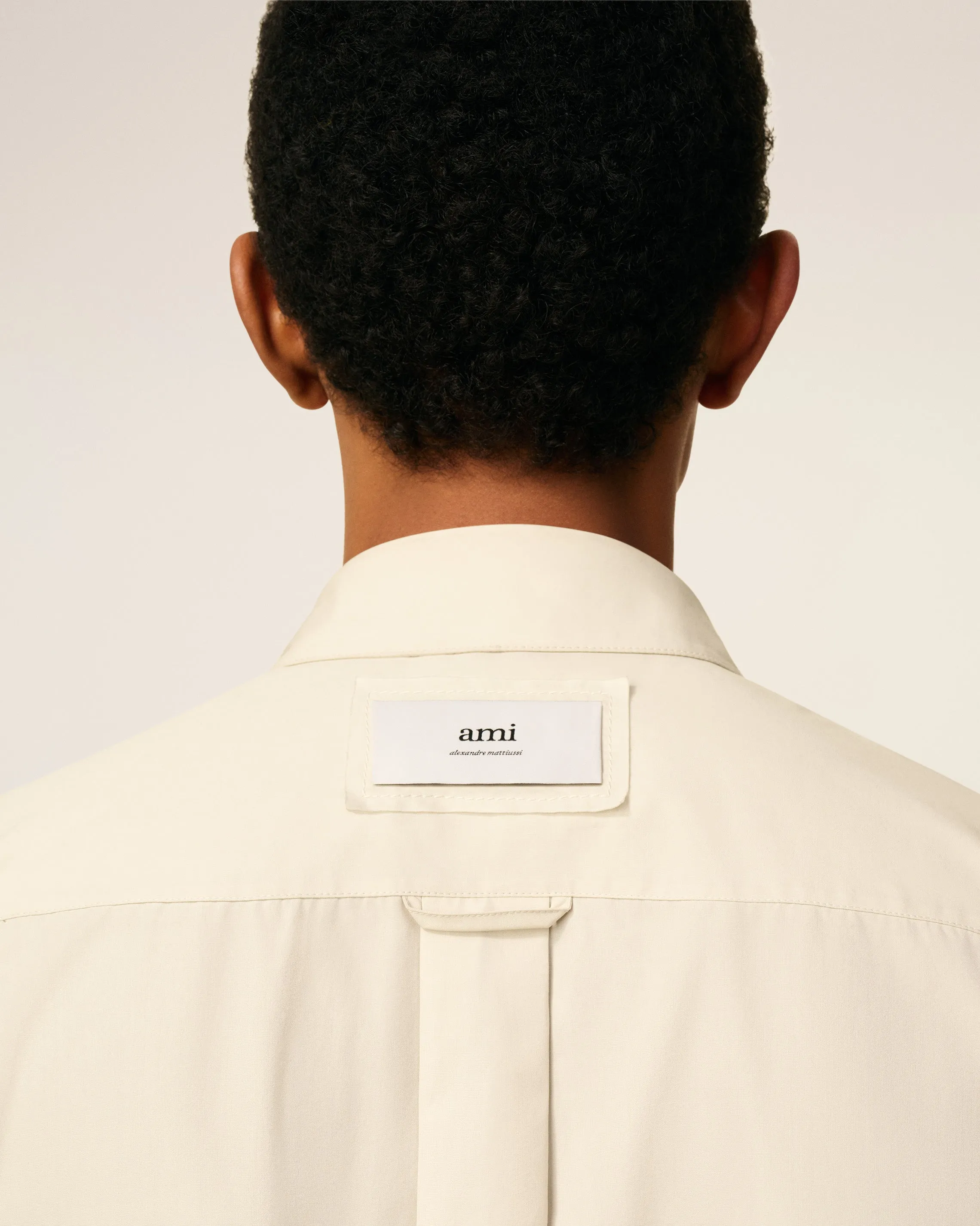 Chemise Blanche Oversize Bords Francs En Coton sold by Ami product image thumbnail 4