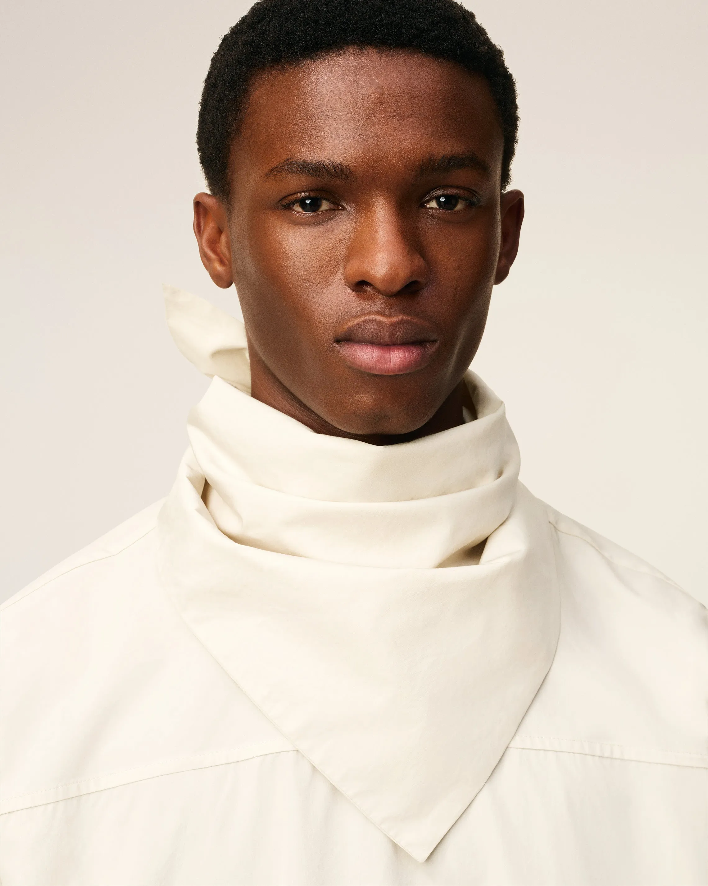 Robe Blanche Midi Bandana En Coton sold by Ami product image thumbnail 5