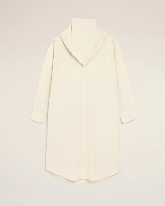 Robe Blanche Midi Bandana En Coton sold by Ami