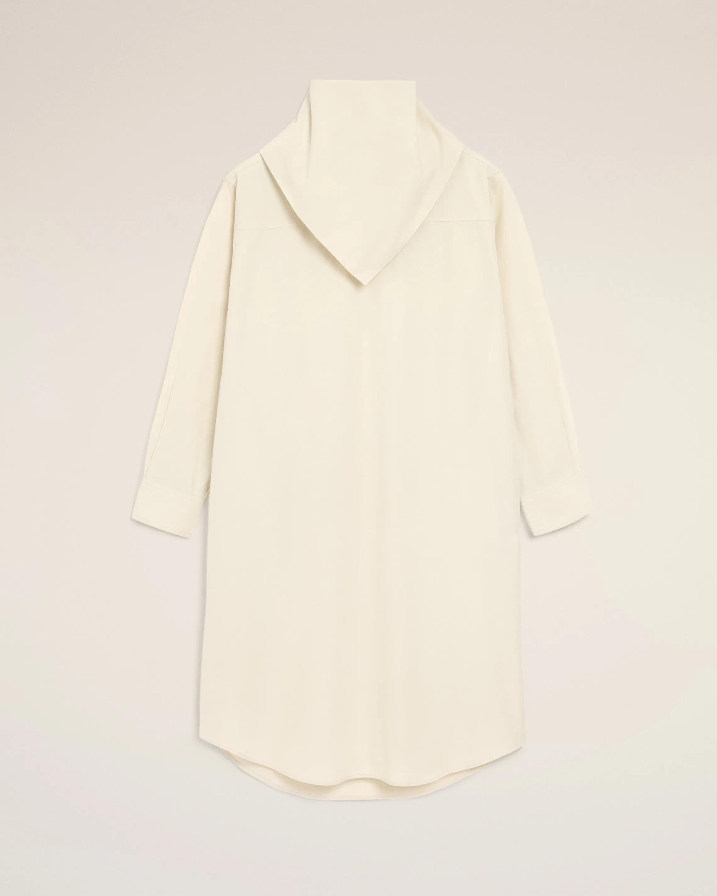 Robe Blanche Midi Bandana En Coton sold by Ami