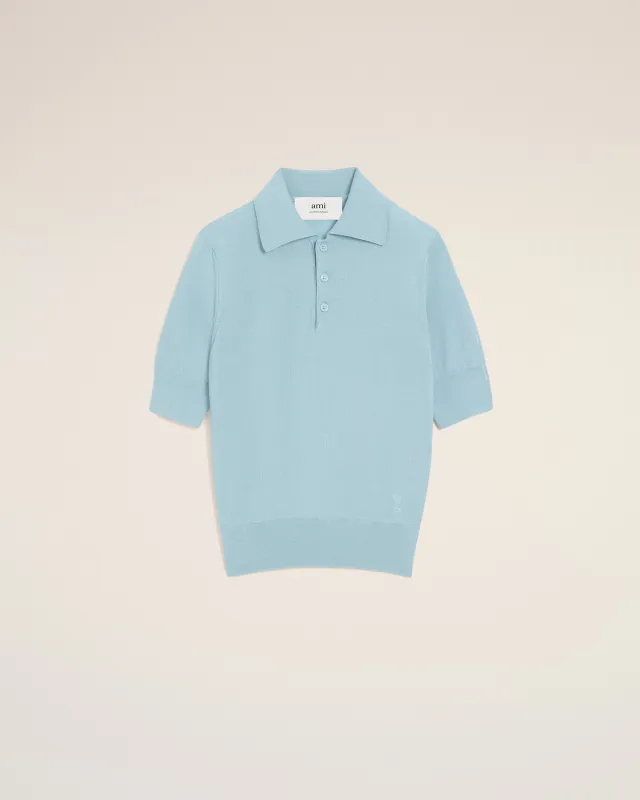 Polo Bleu Ami De Coeur En Laine sold by Ami