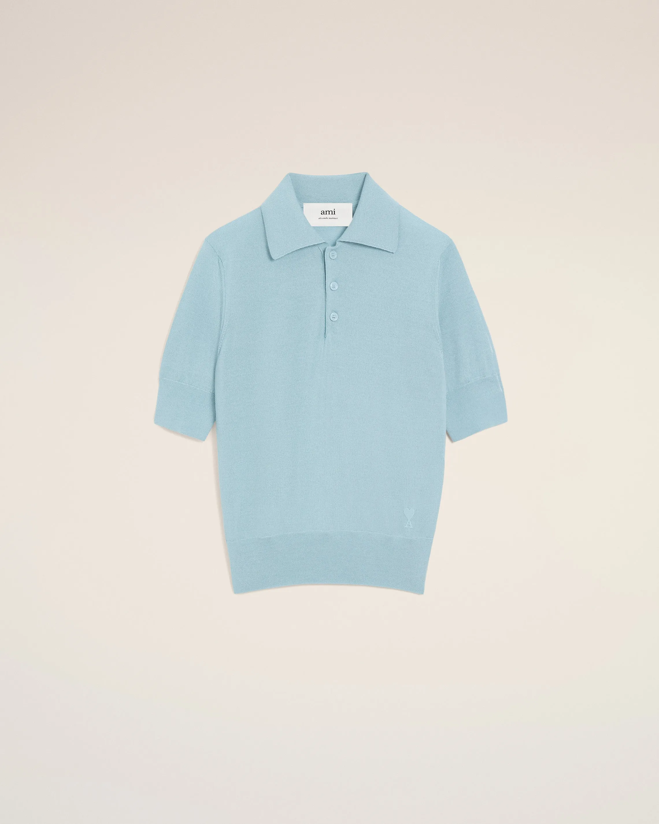 Polo Bleu Ami De Coeur En Laine sold by Ami