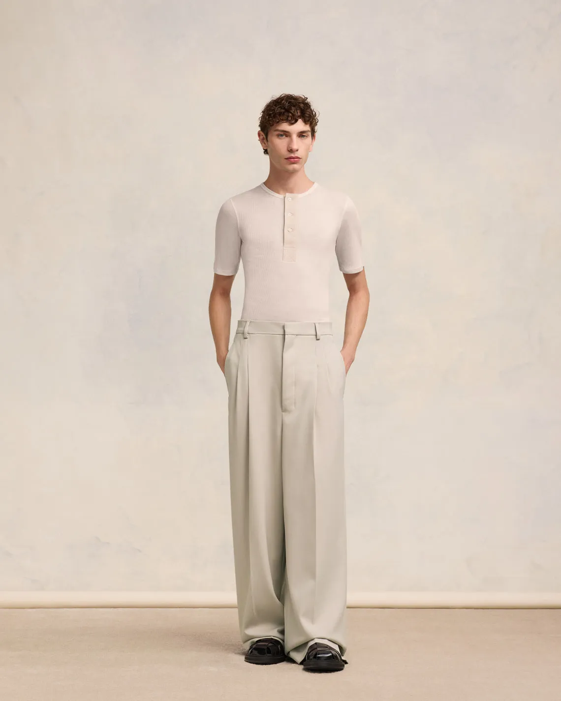 Pantalon Large Taille Haute sold by Ami