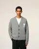 Cardigan Gris Ami De Coeur En Maille Alpaga sold by Ami