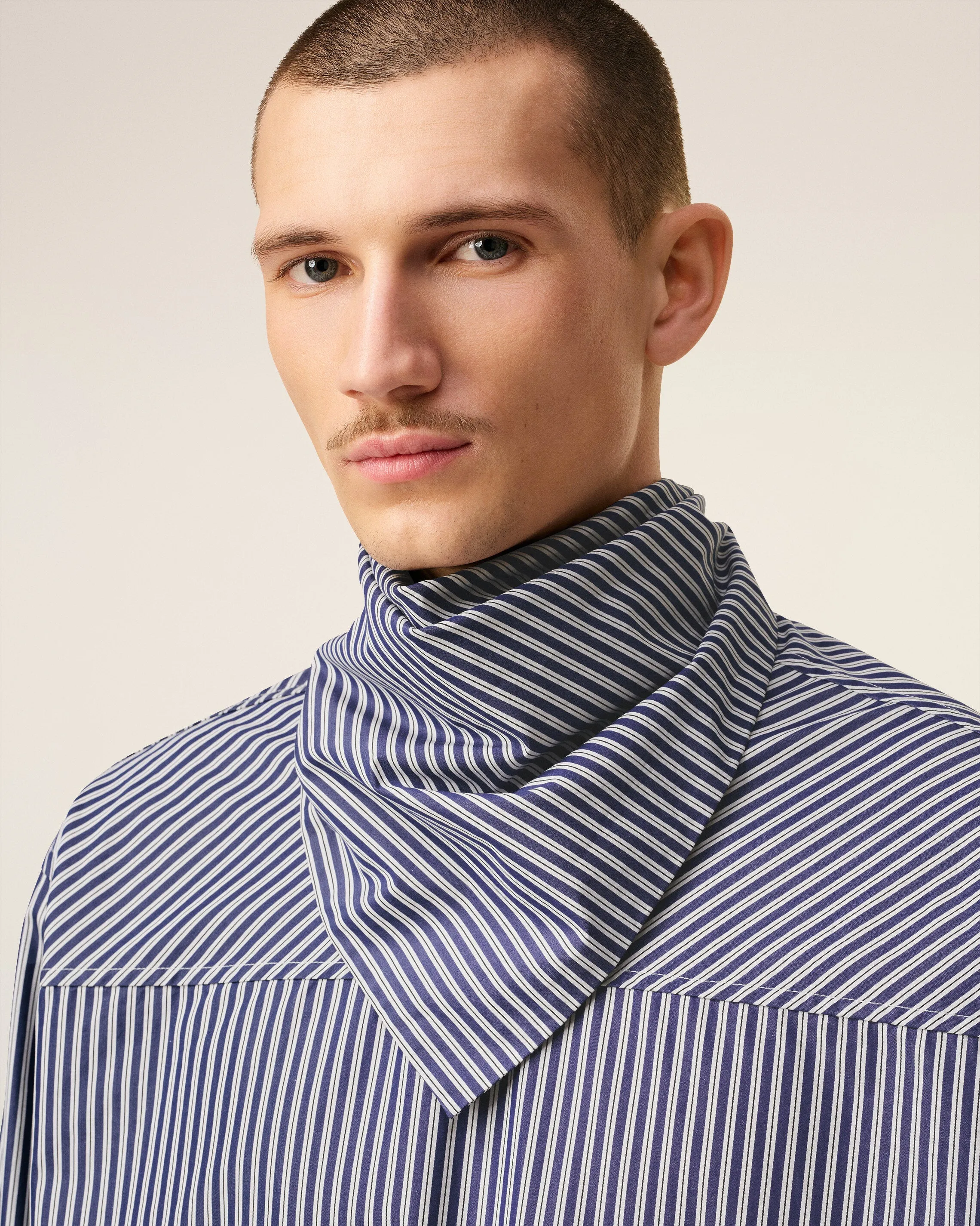 Robe Bleue Midi Bandana En Coton sold by Ami product image thumbnail 4