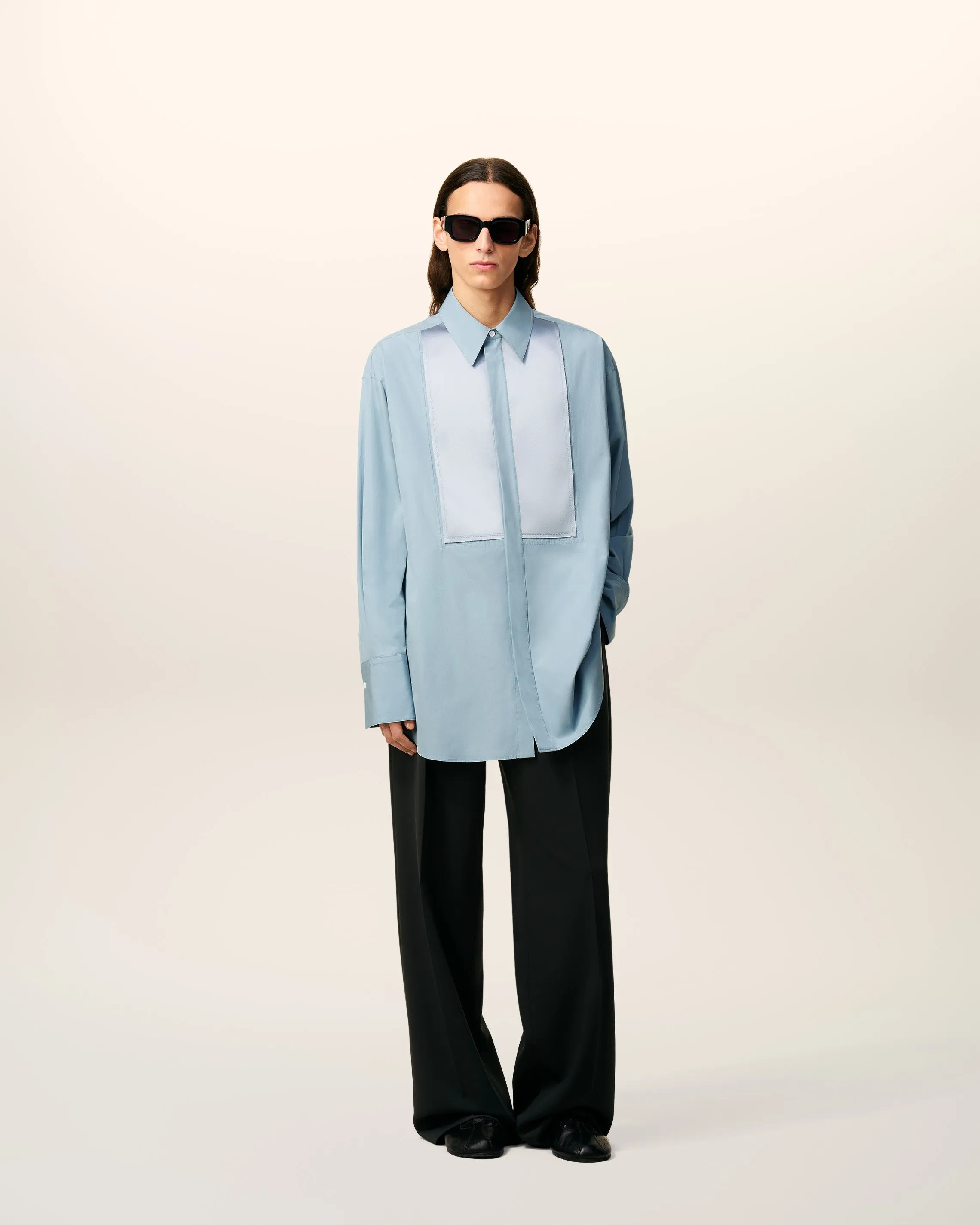 Chemise Bleue Oversize En Coton sold by Ami product image thumbnail 2