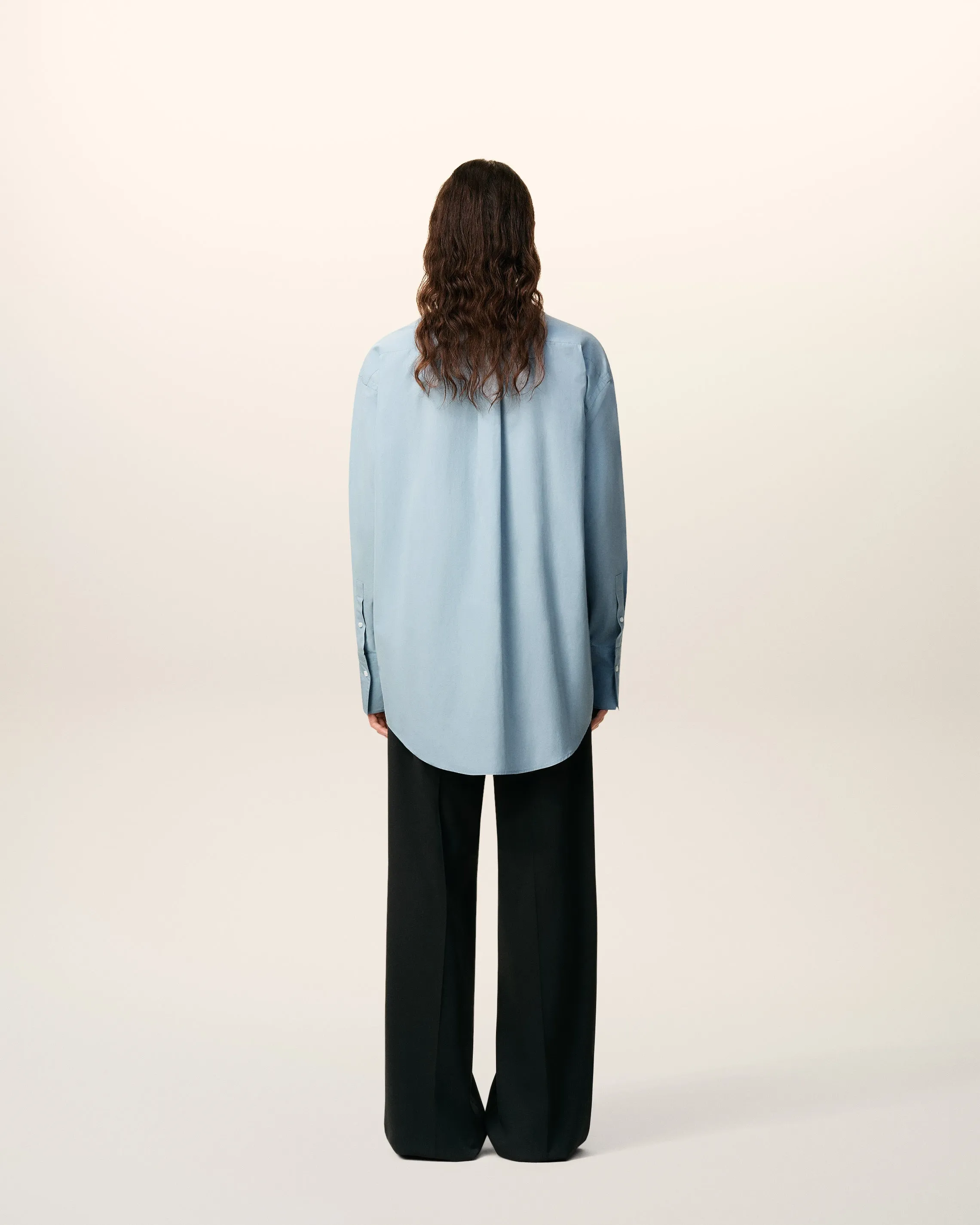 Chemise Bleue Oversize En Coton sold by Ami product image thumbnail 5