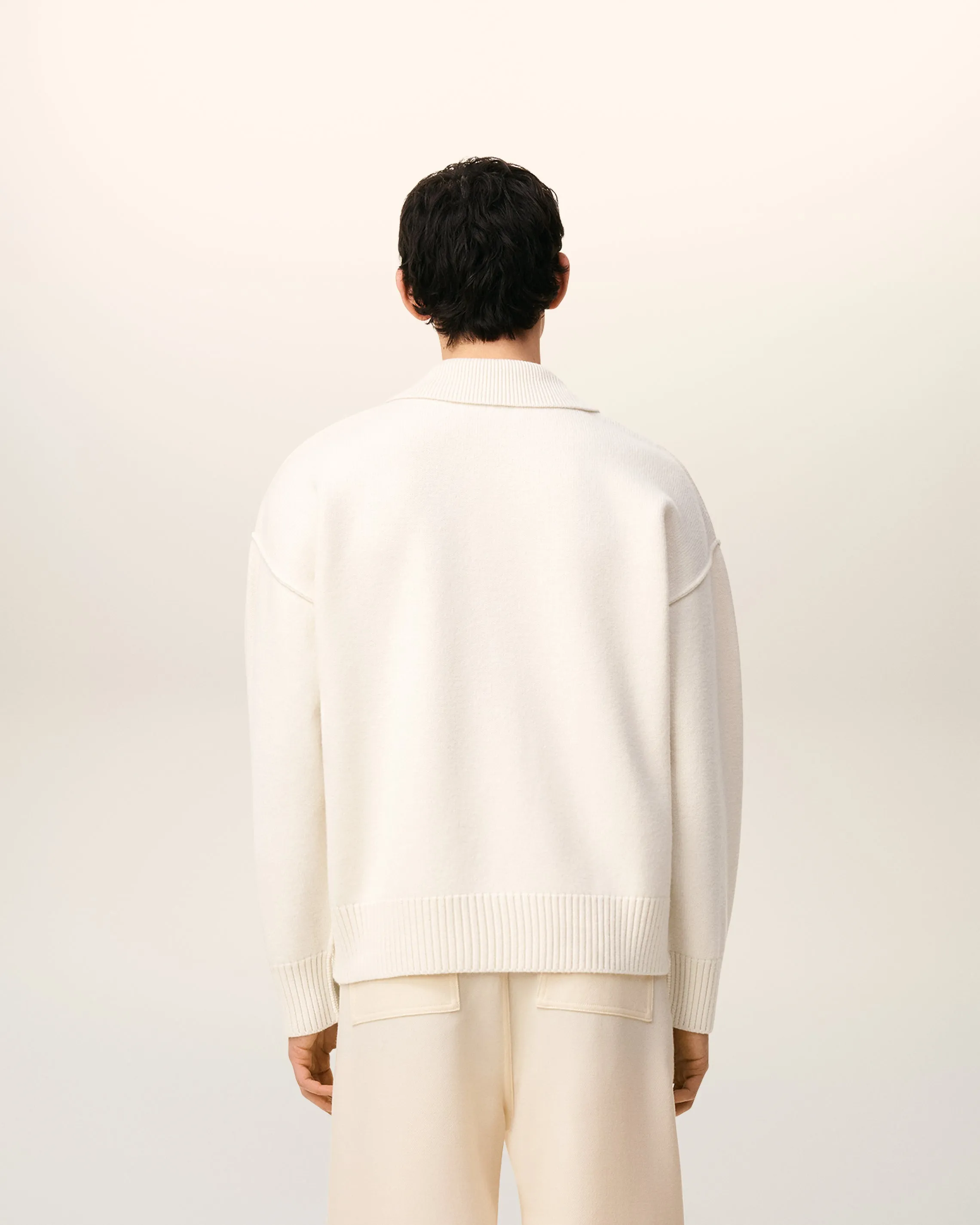 Polo Blanc Ami De Coeur En Laine sold by Ami product image thumbnail 5