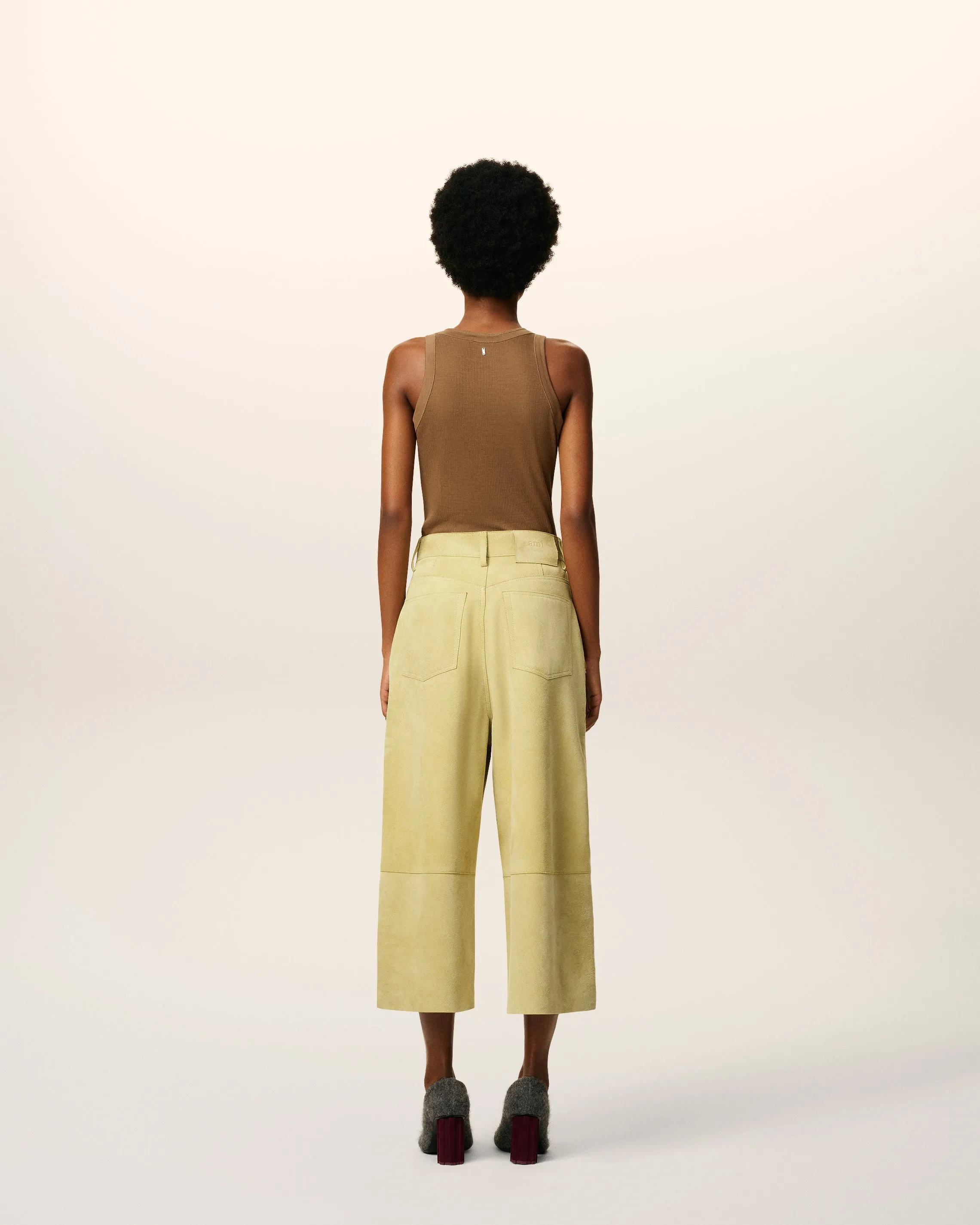 Bermuda Jaune En Cuir sold by Ami product image thumbnail 4