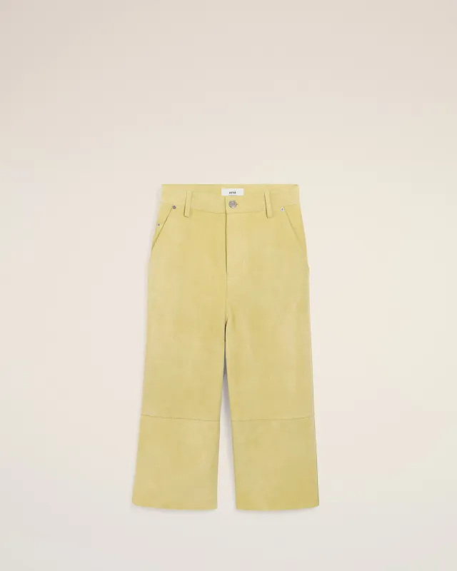 Bermuda Jaune En Cuir sold by Ami