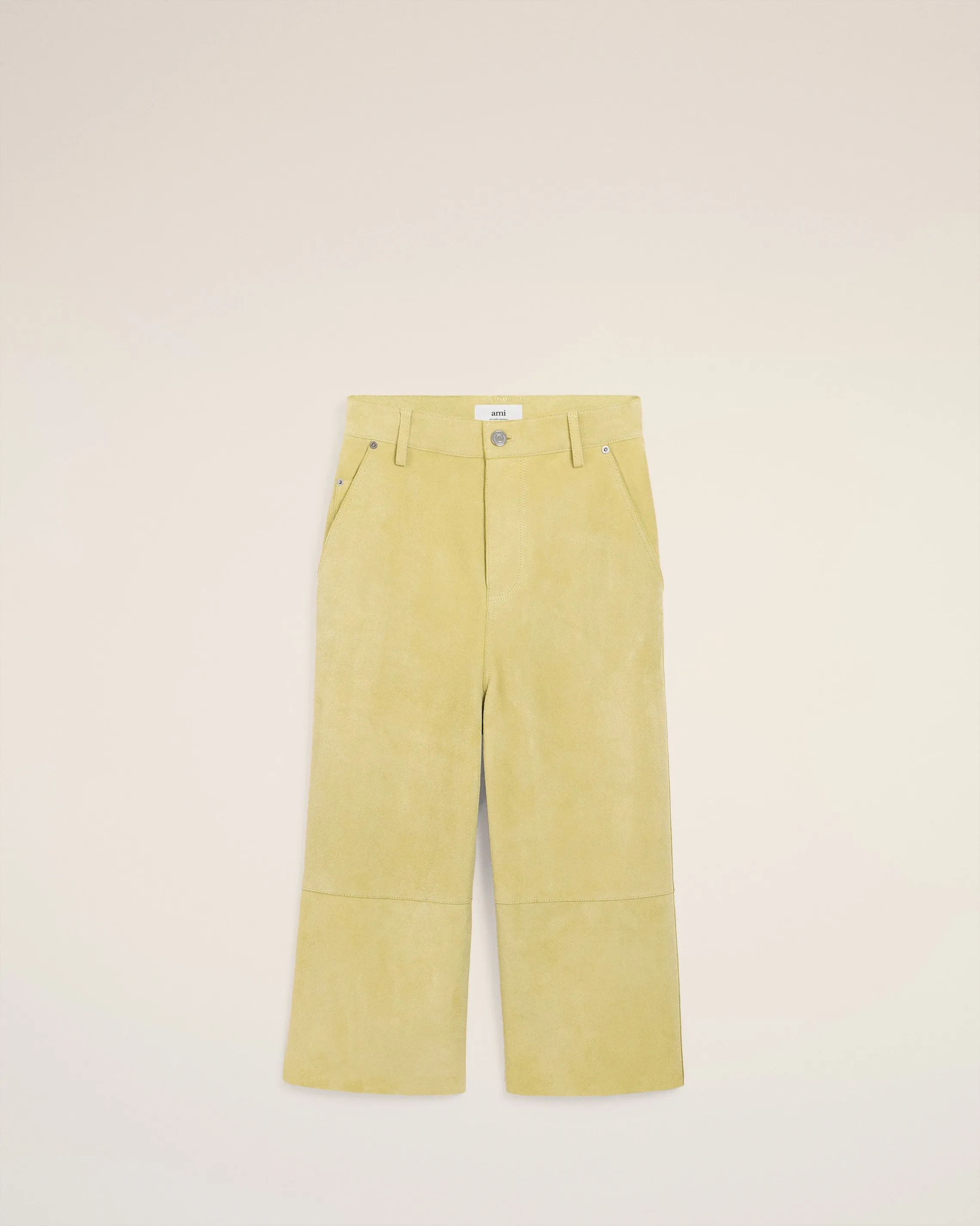 Bermuda Jaune En Cuir sold by Ami