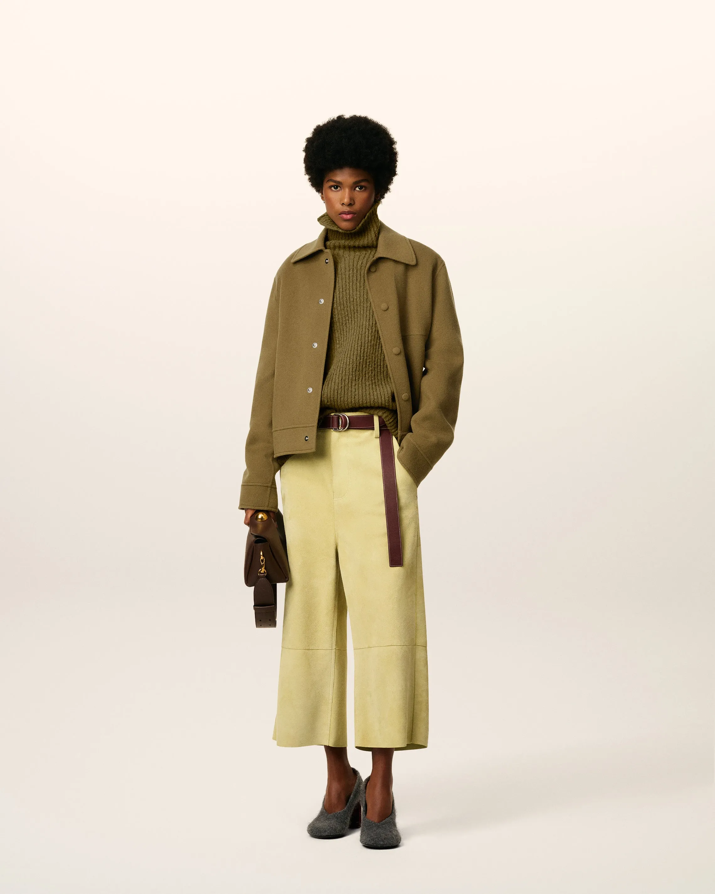 Bermuda Jaune En Cuir sold by Ami product image thumbnail 2