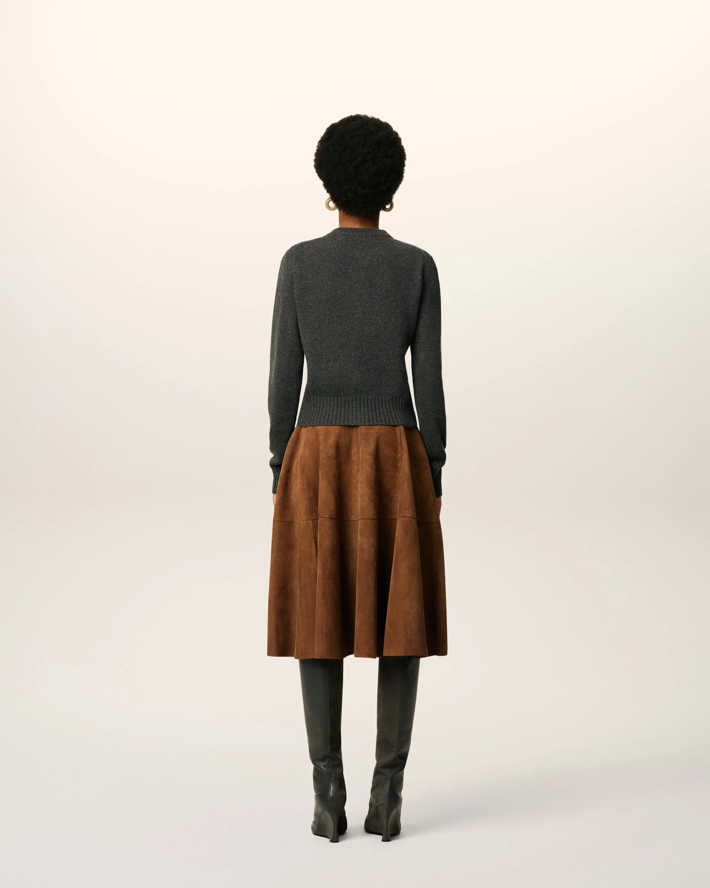 Cardigan Gris Ami De Coeur En Cachemire sold by Ami product image thumbnail 5