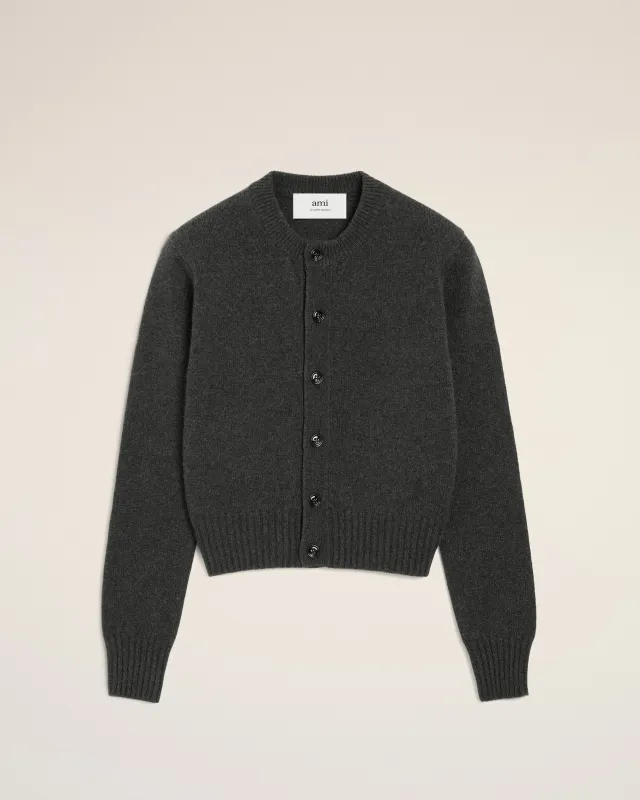 Cardigan Gris Ami De Coeur En Cachemire sold by Ami