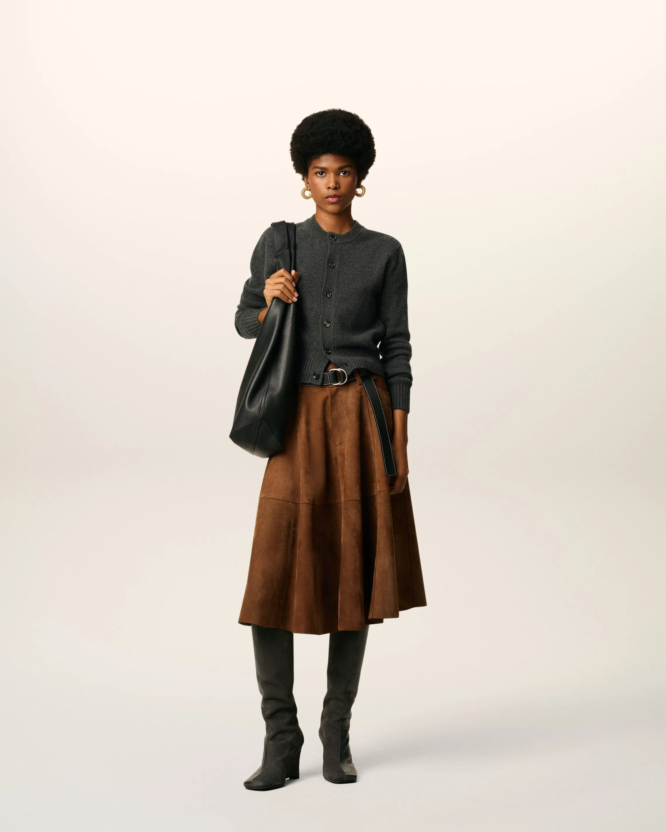 Cardigan Gris Ami De Coeur En Cachemire sold by Ami product image thumbnail 2