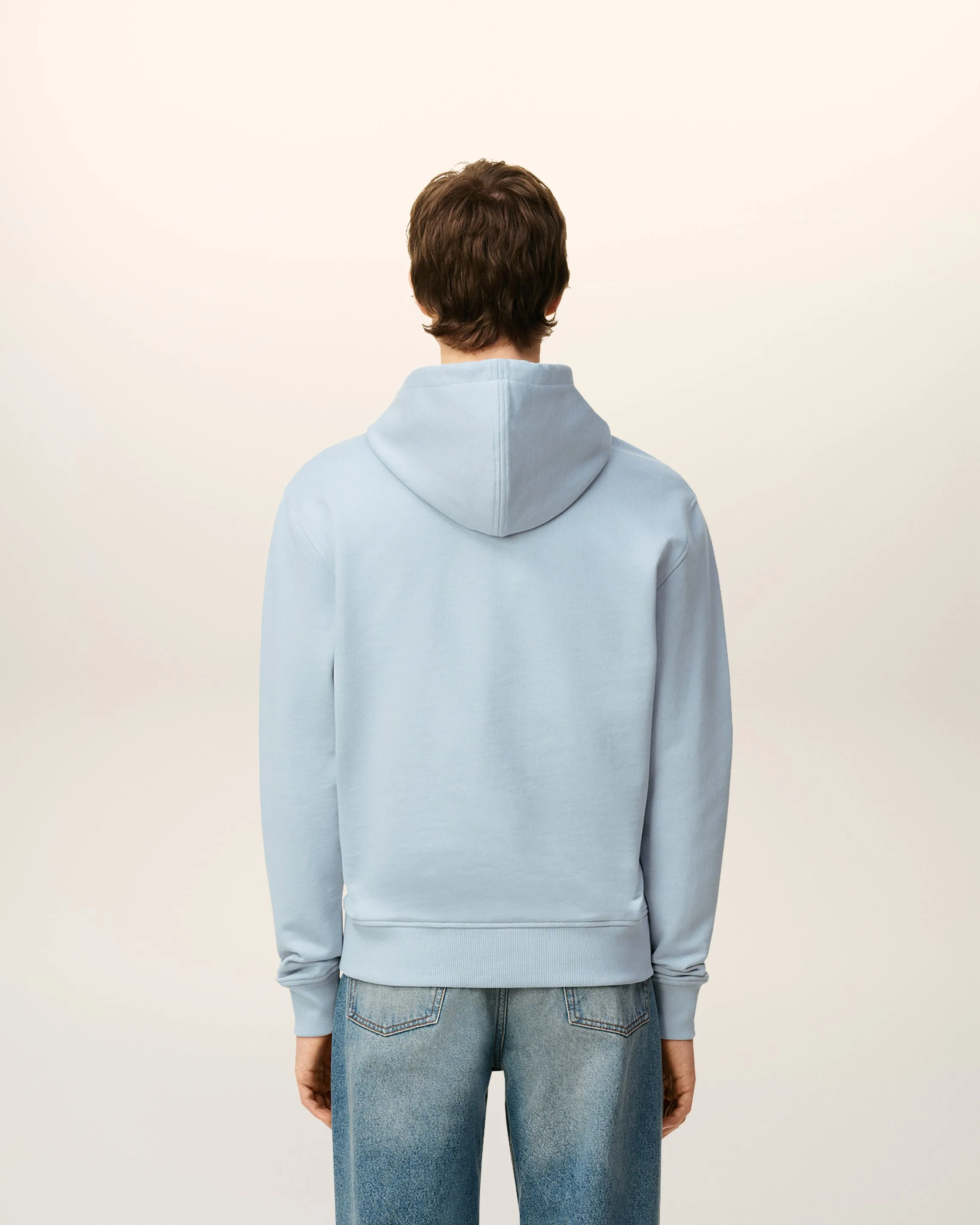 Hoodie Bleu Zippé Ami De Coeur En Coton sold by Ami product image thumbnail 5