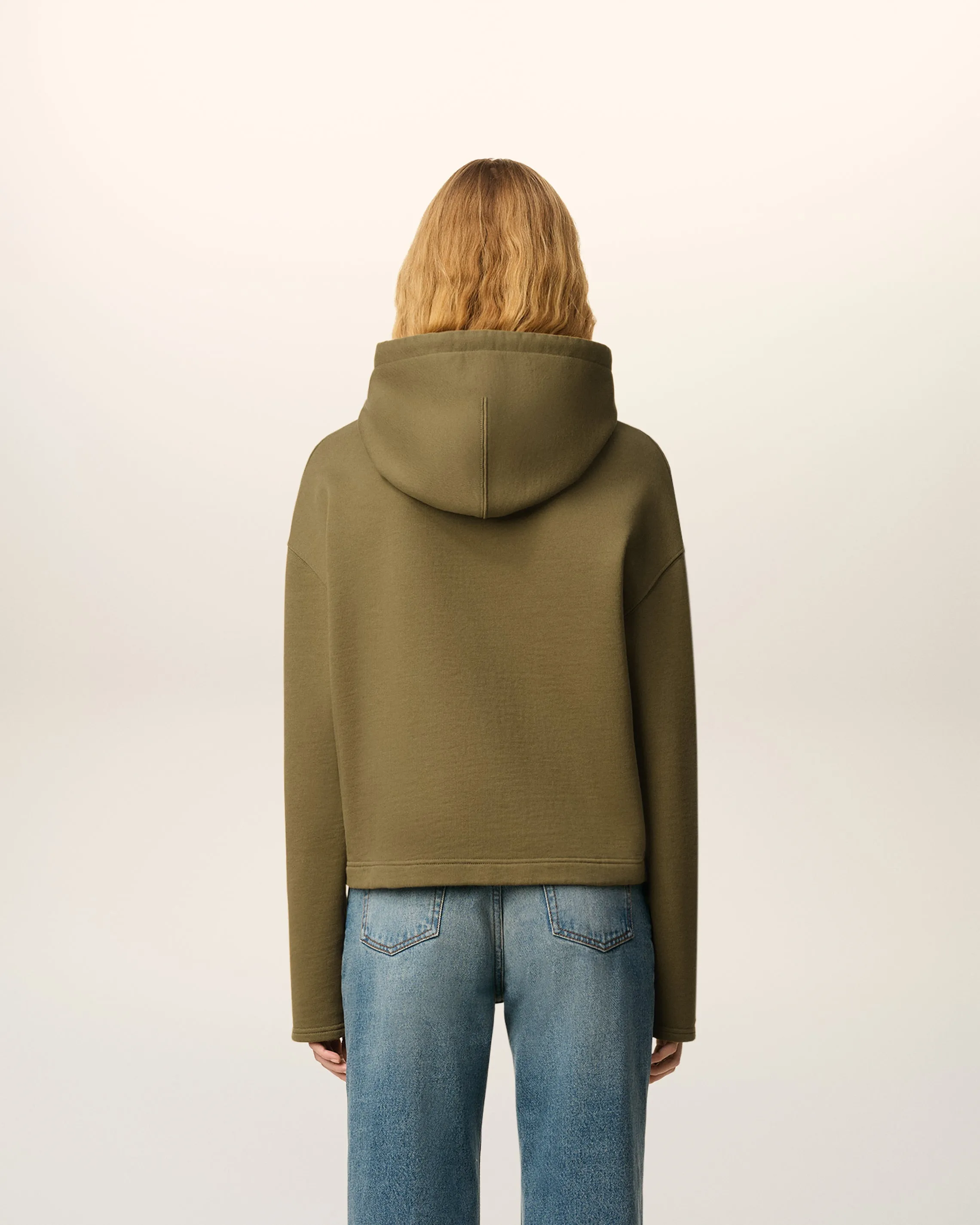 Hoodie Vert Ami De Coeur Contrasté En Coton sold by Ami product image thumbnail 5